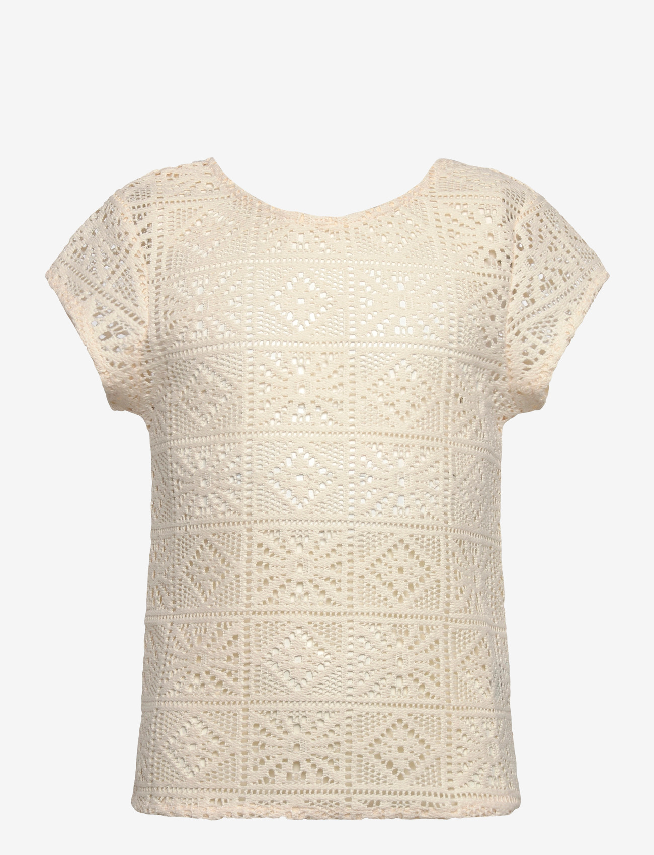 Grunt - Silia Top - kortærmede t-shirts - off white - 0