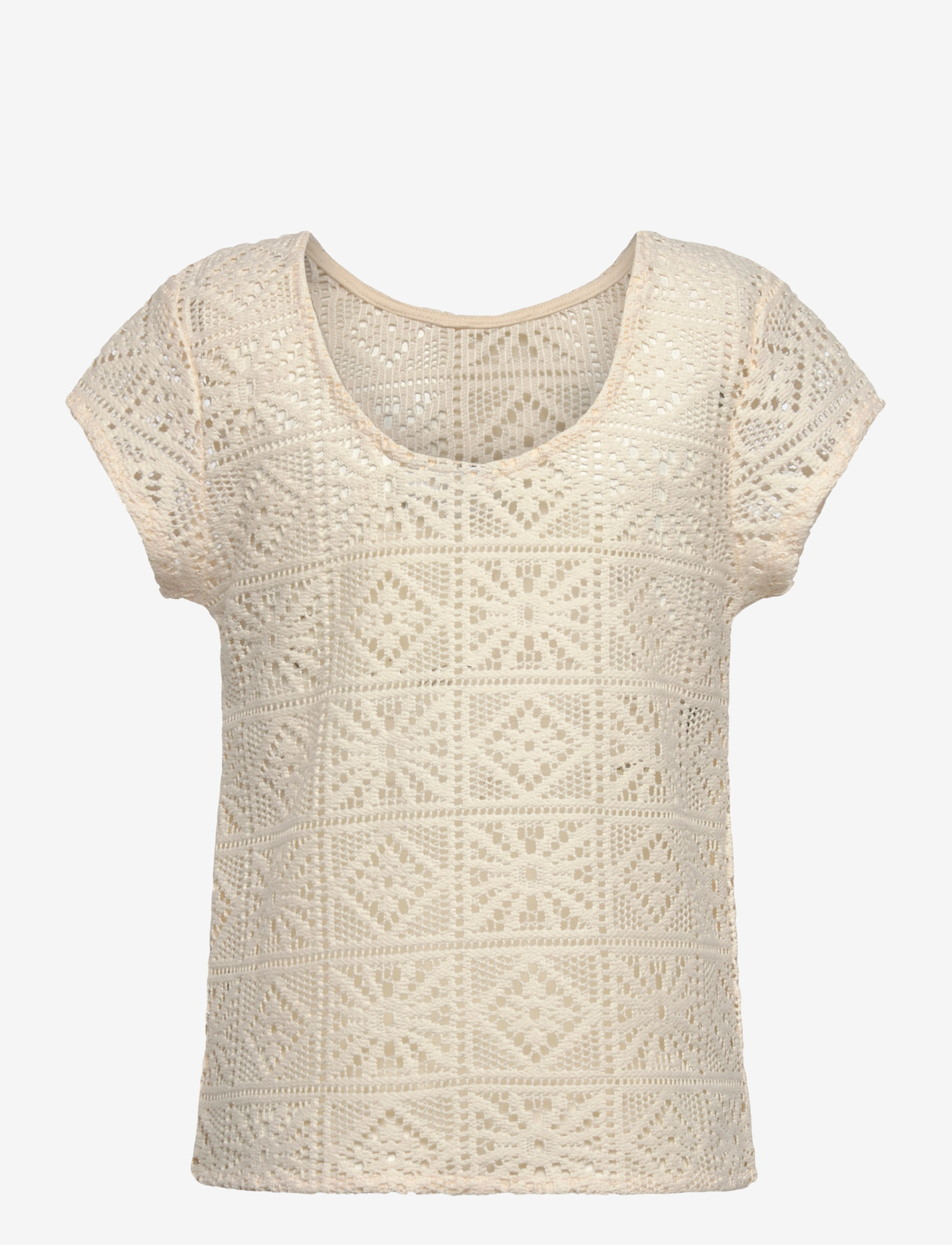 Grunt - Silia Top - kortærmede t-shirts - off white - 1