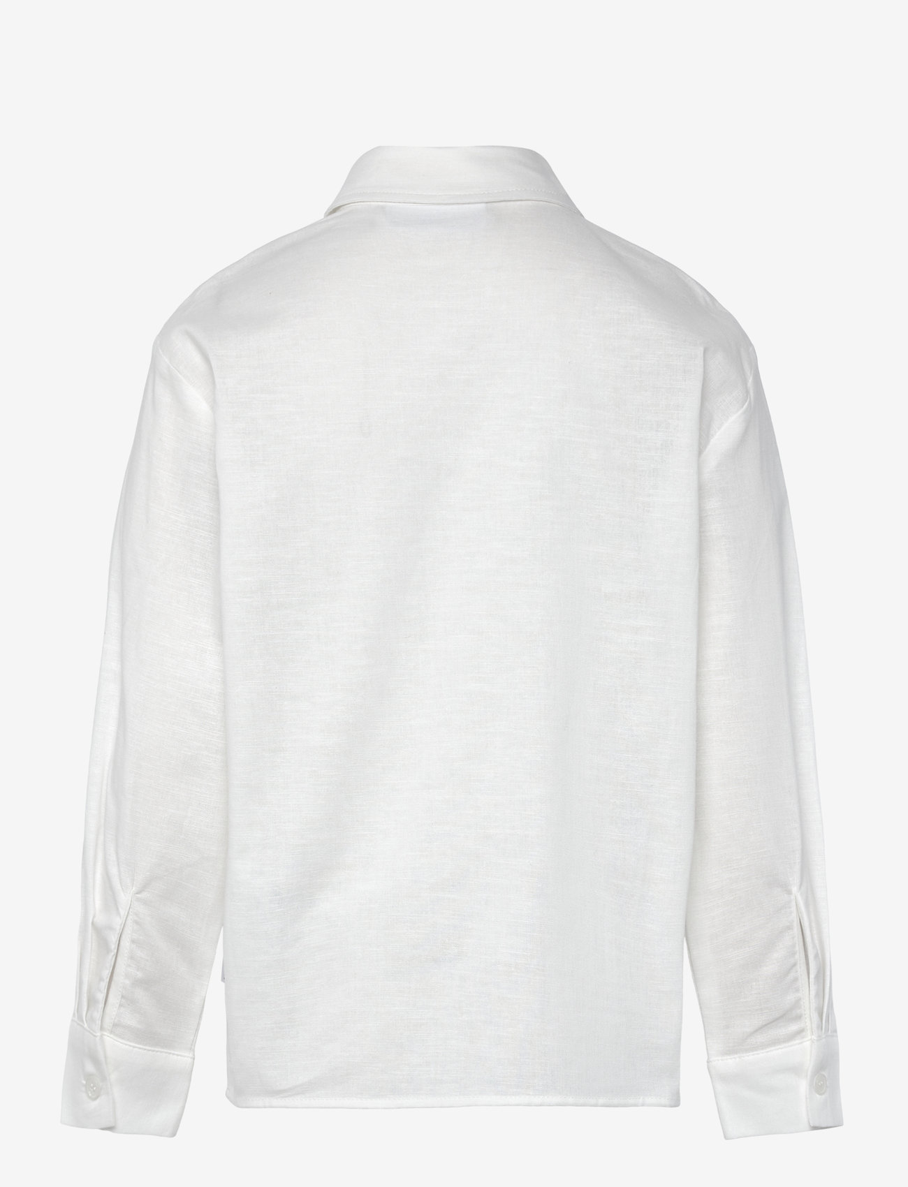 Grunt - Herstal Linen Shirt - långärmade skjortor - white - 1