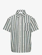 Namur Stripe Shirt - BOTTLE GREEN