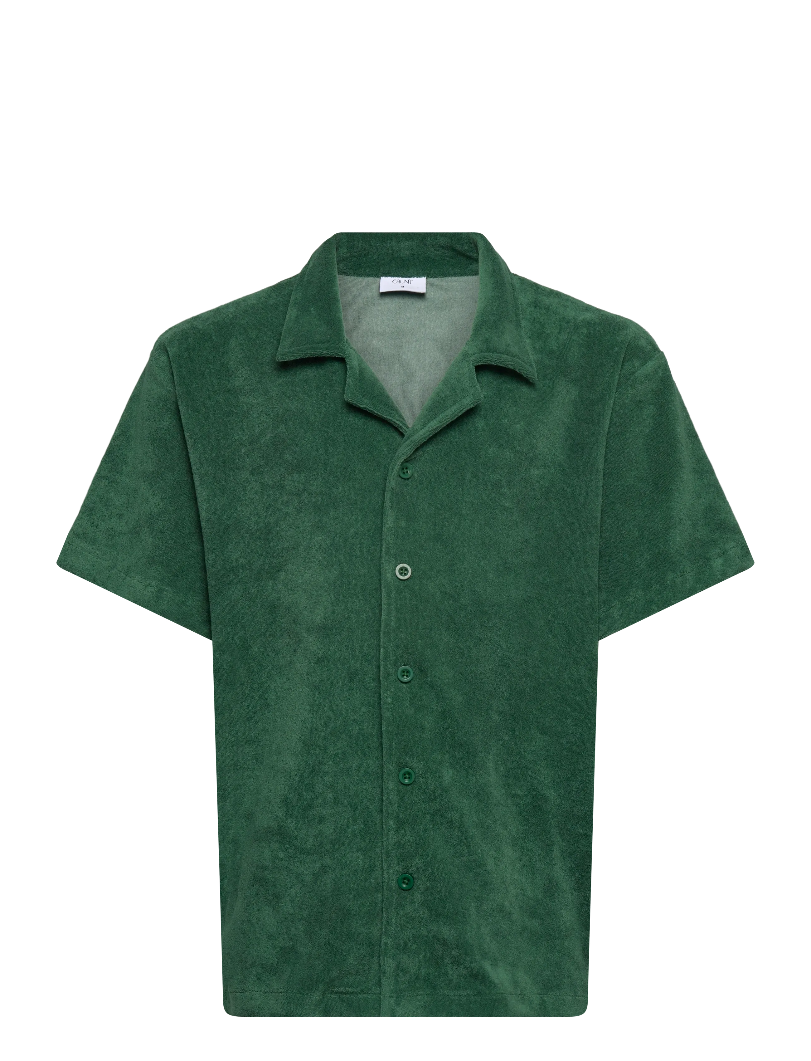GRUNT Graugust Terry Ss Shirt Grün - 146-152 - Kinder