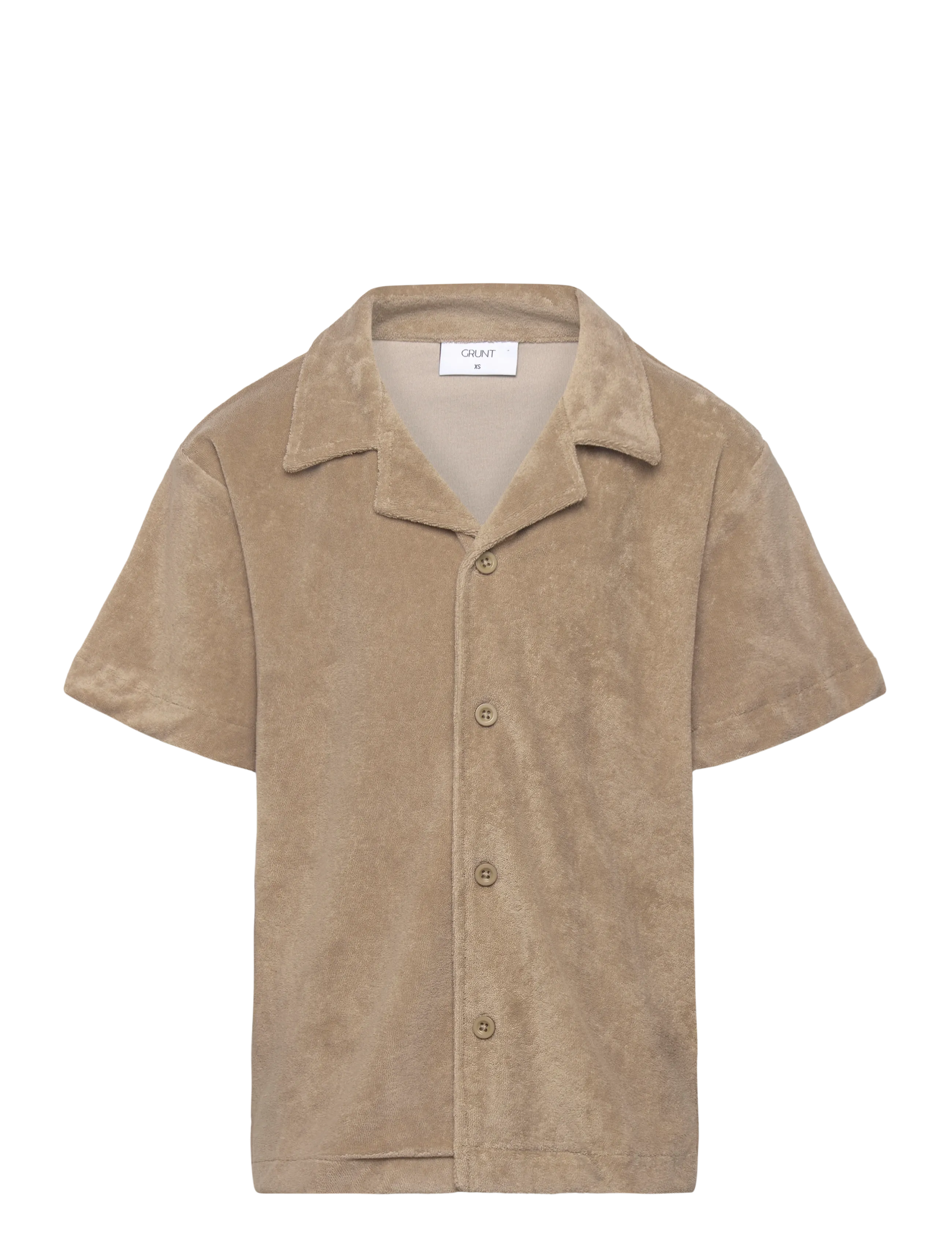Grunt - August SS Shirt - poloer - ecru - 0