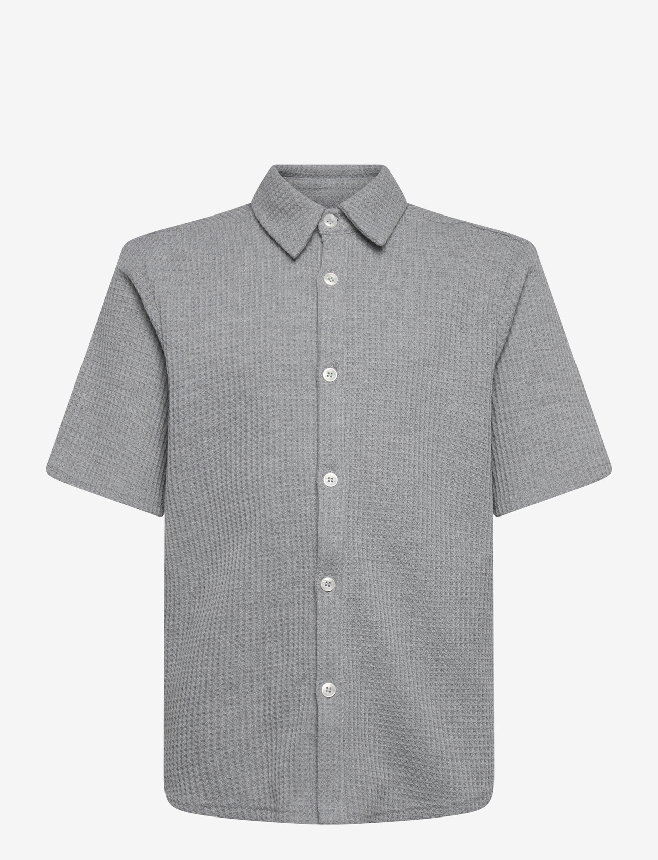 Grunt - Alfred SS Shirt - stutterma skyrtur - grey - 0