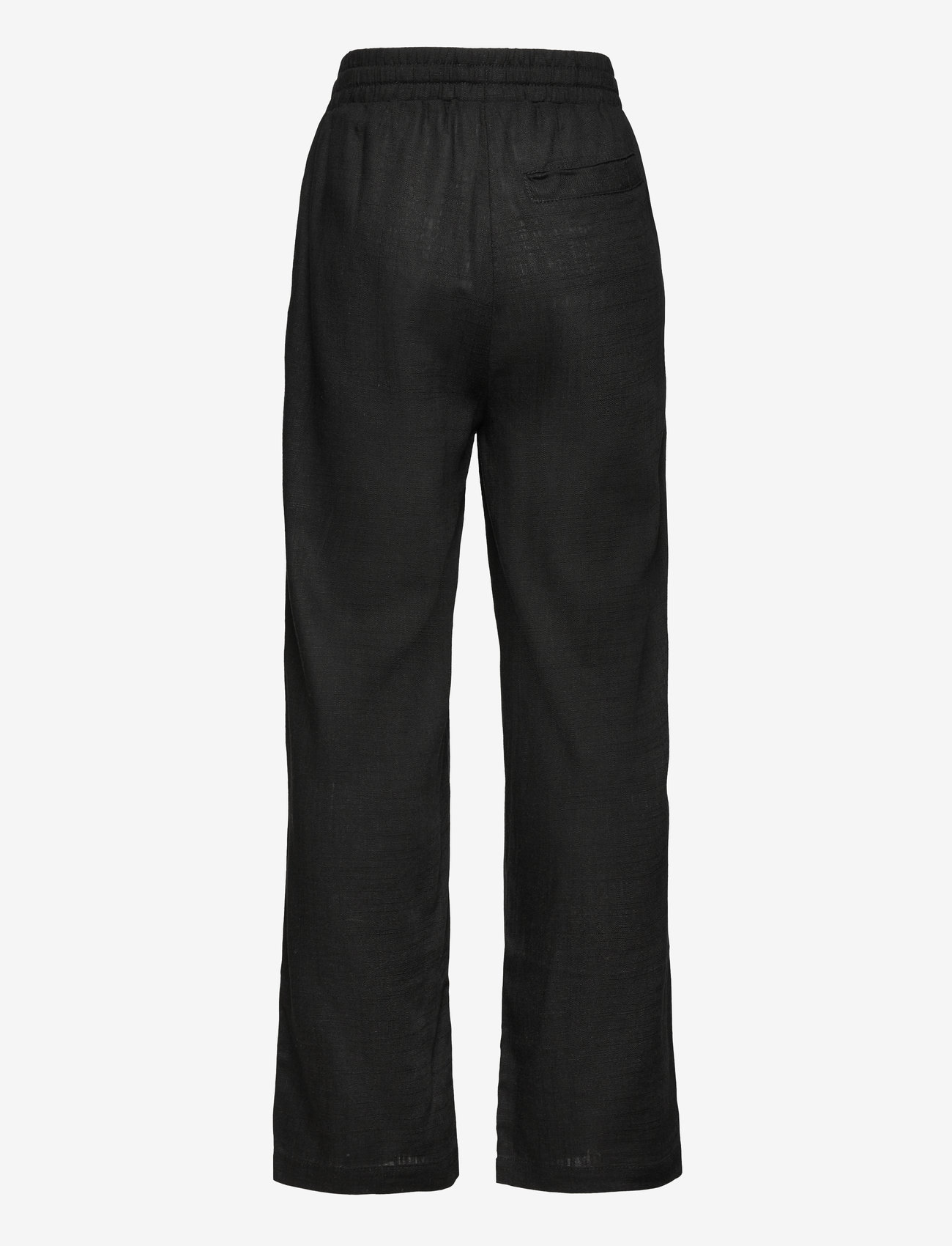 Grunt - GRAllan Linen Pants - laveste priser - black - 1