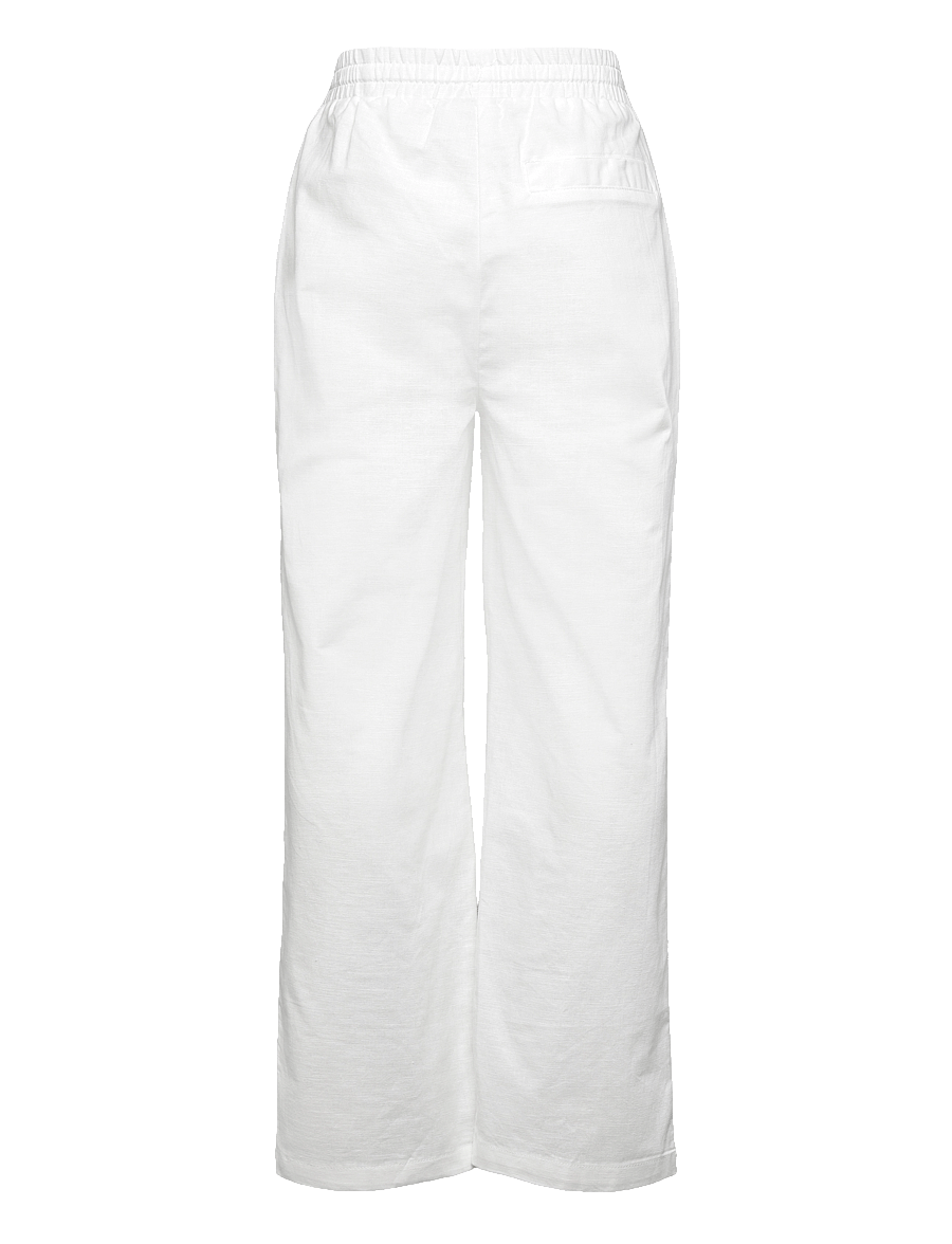 Grunt - GRAllan Linen Pants - bukser - white - 1