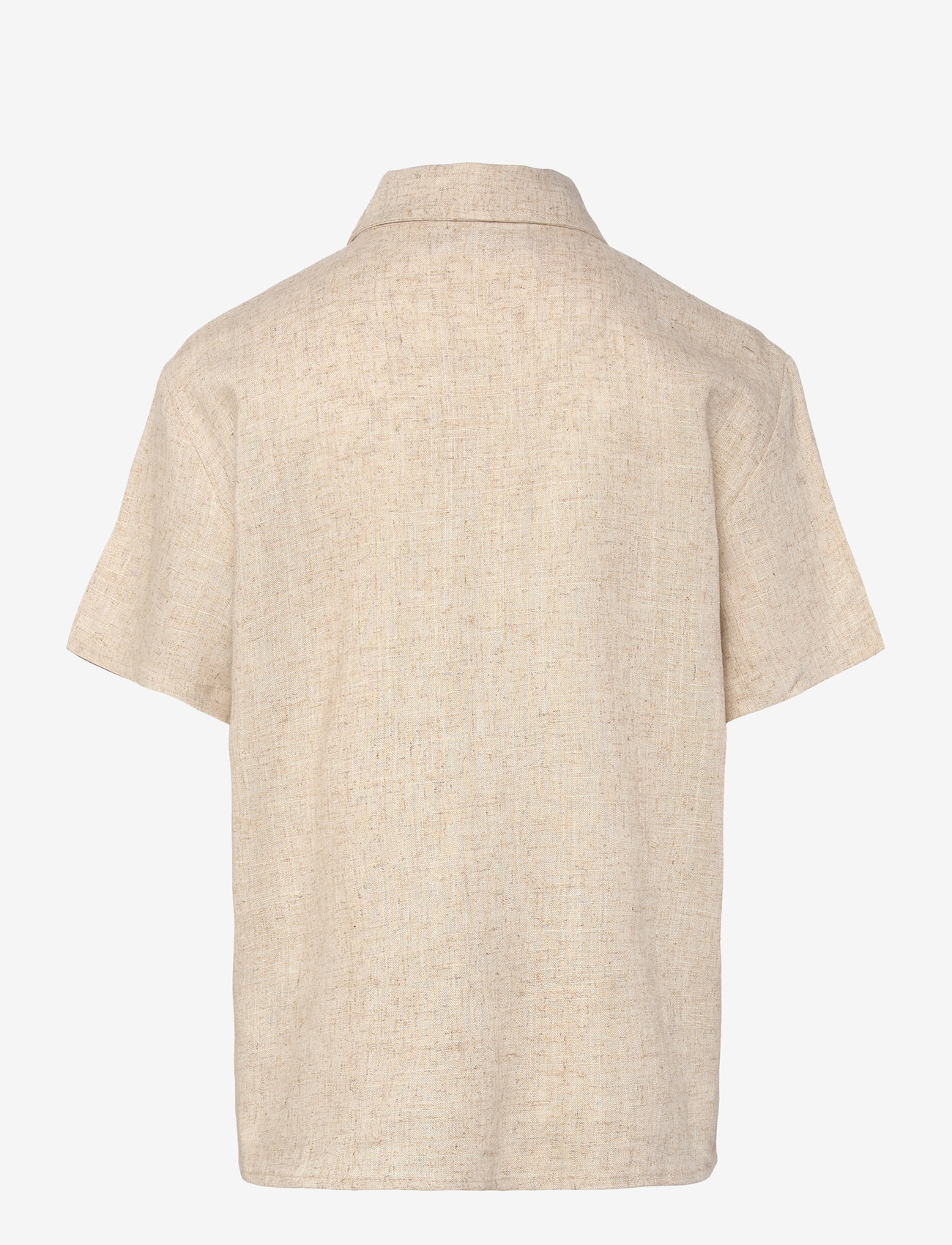 Grunt - GRVap Linen Shirt - kortärmade skjortor - sand - 1