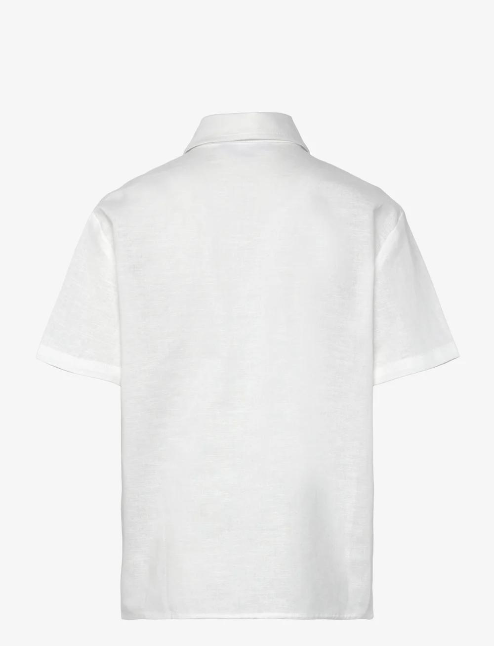 Grunt - GRVap Linen Shirt - lühikeste varrukatega särgid - white - 1