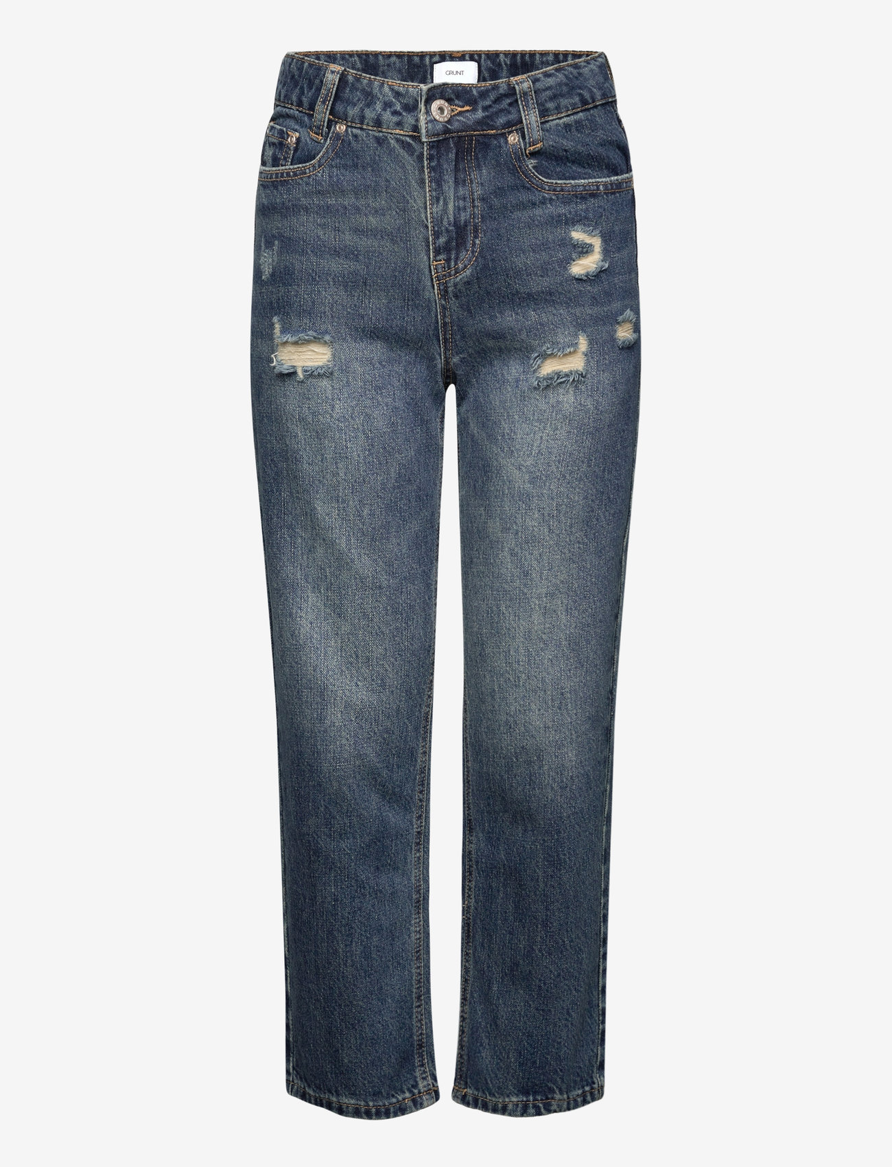 Grunt - GRHamon Ripped - regular jeans - dark blue - 0