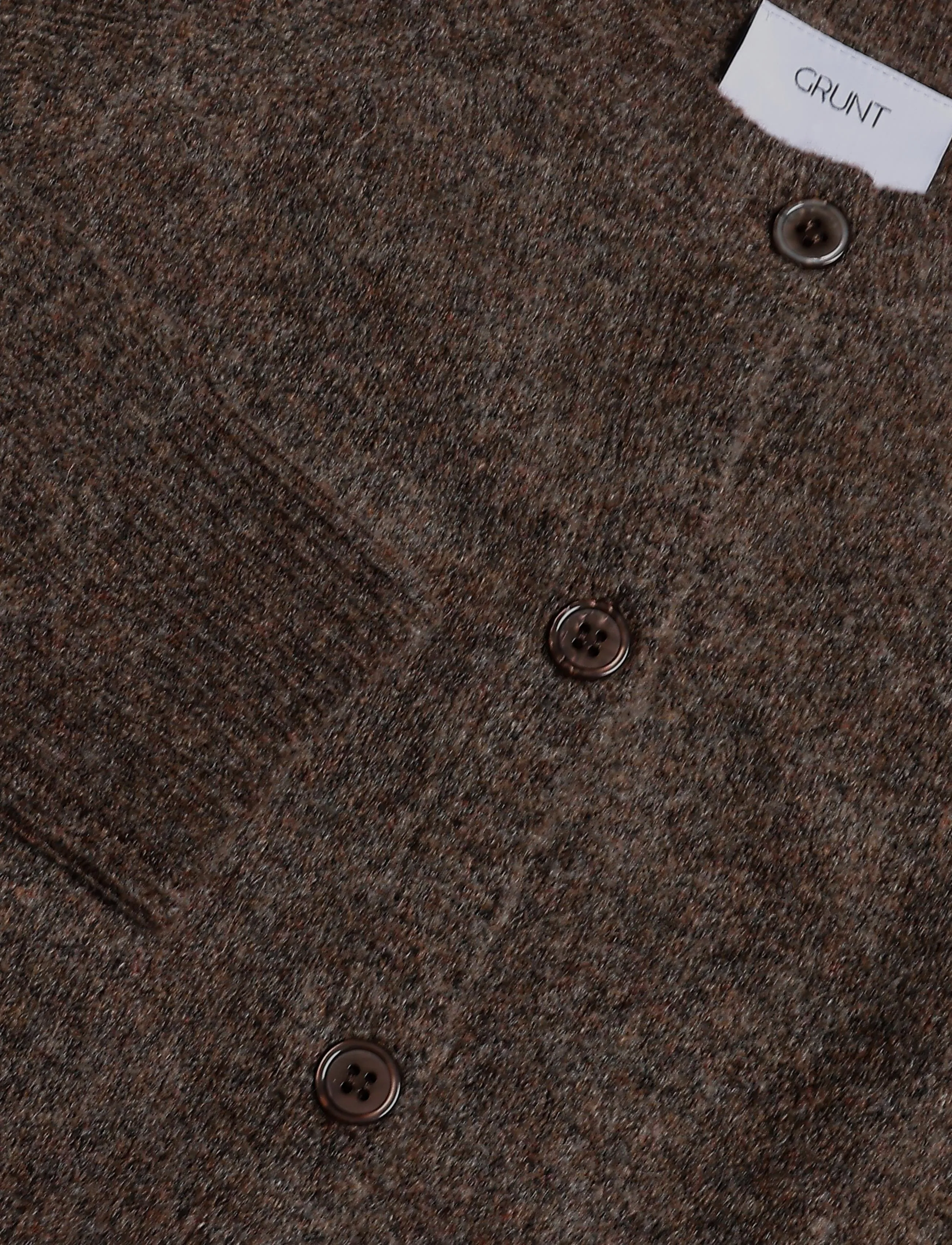 Grunt - GRIben Knit Cardigan - efterårstøj - brown - 2