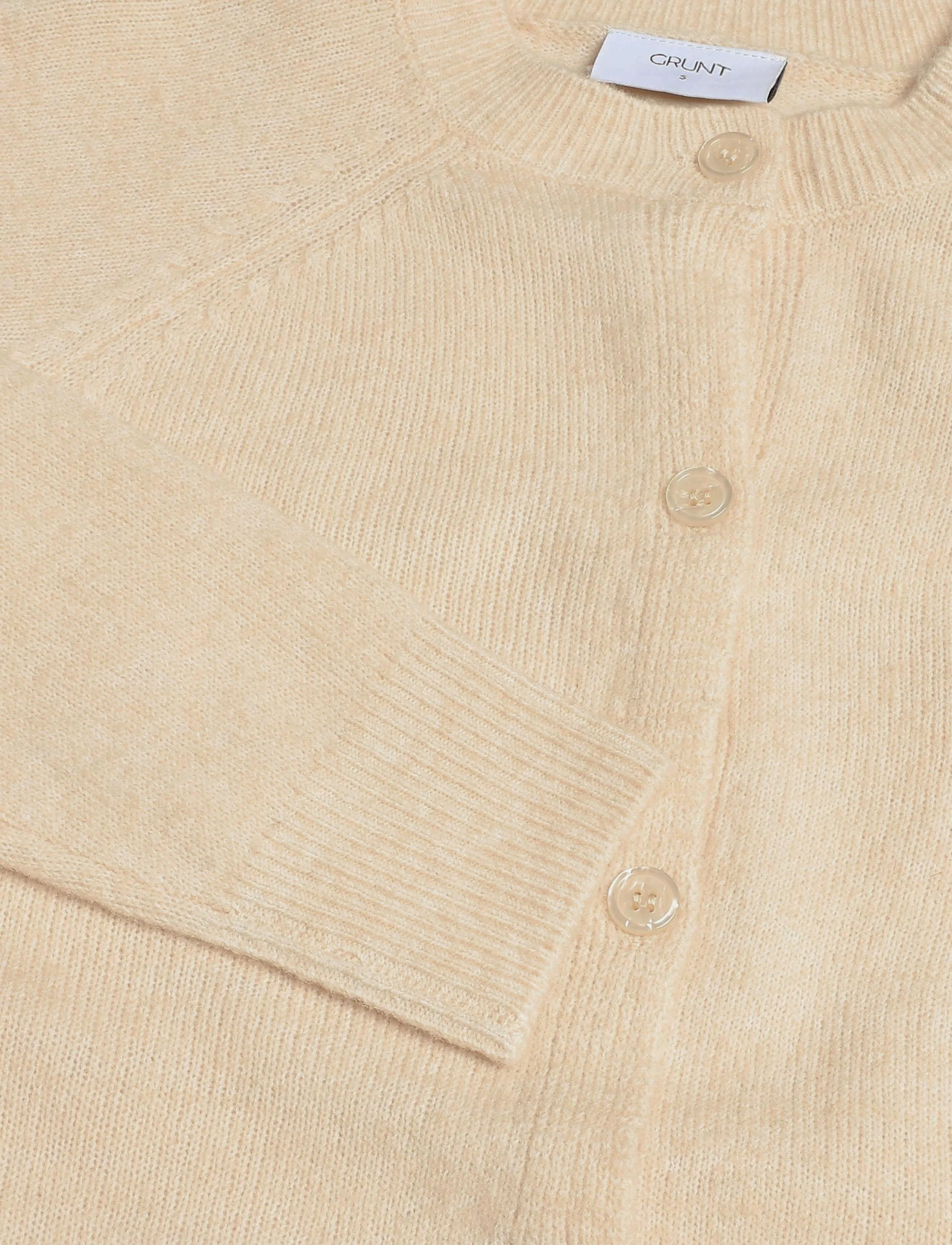 Grunt - GRIben Knit Cardigan - cardigans - chalk - 2