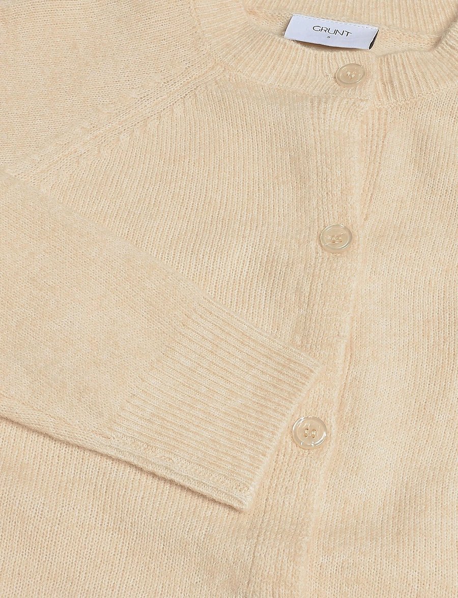 Grunt - GRIben Knit Cardigan - cardigans - chalk - 2