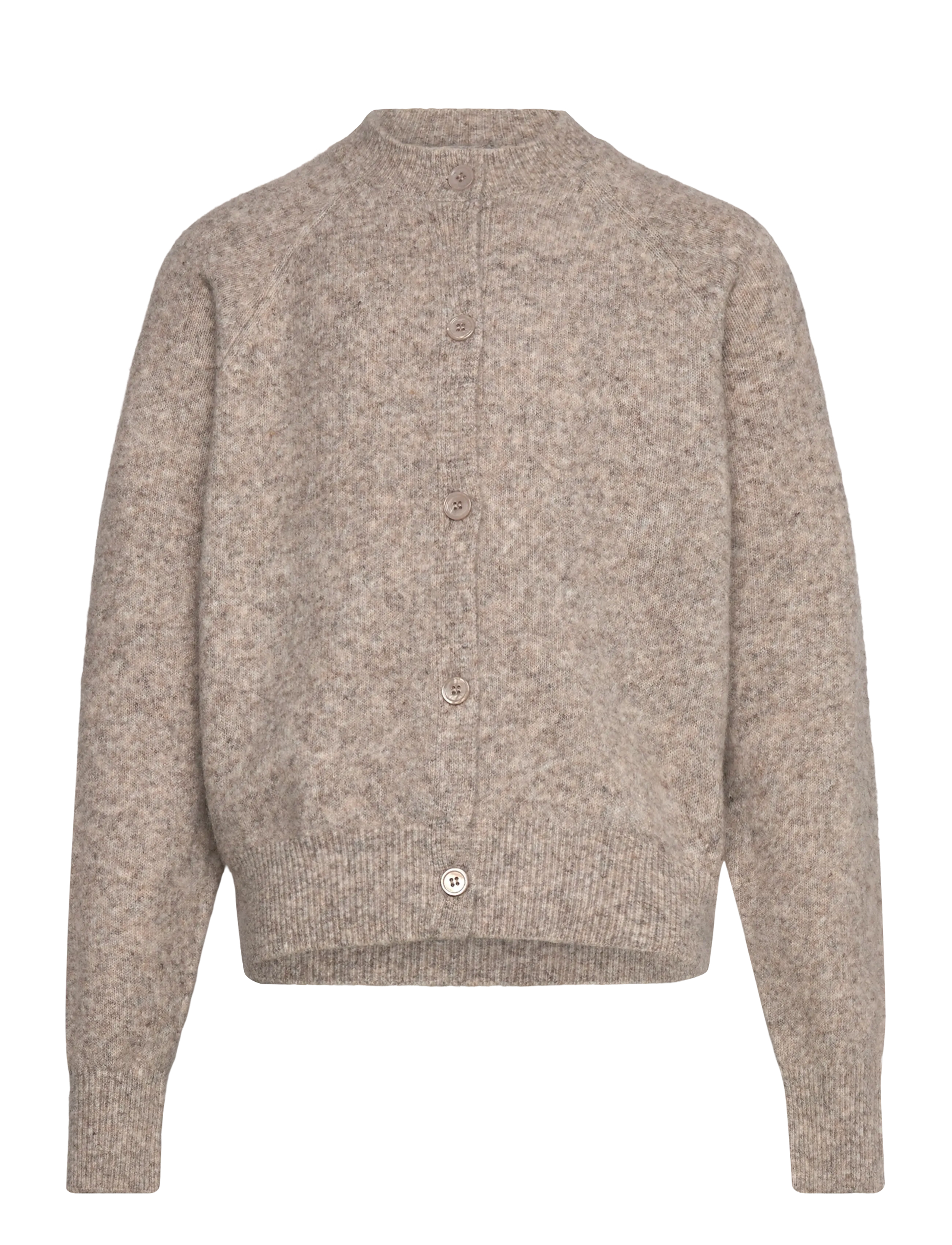 Grunt GRIben Knit Cardigan - Odzież - NATURE / grey