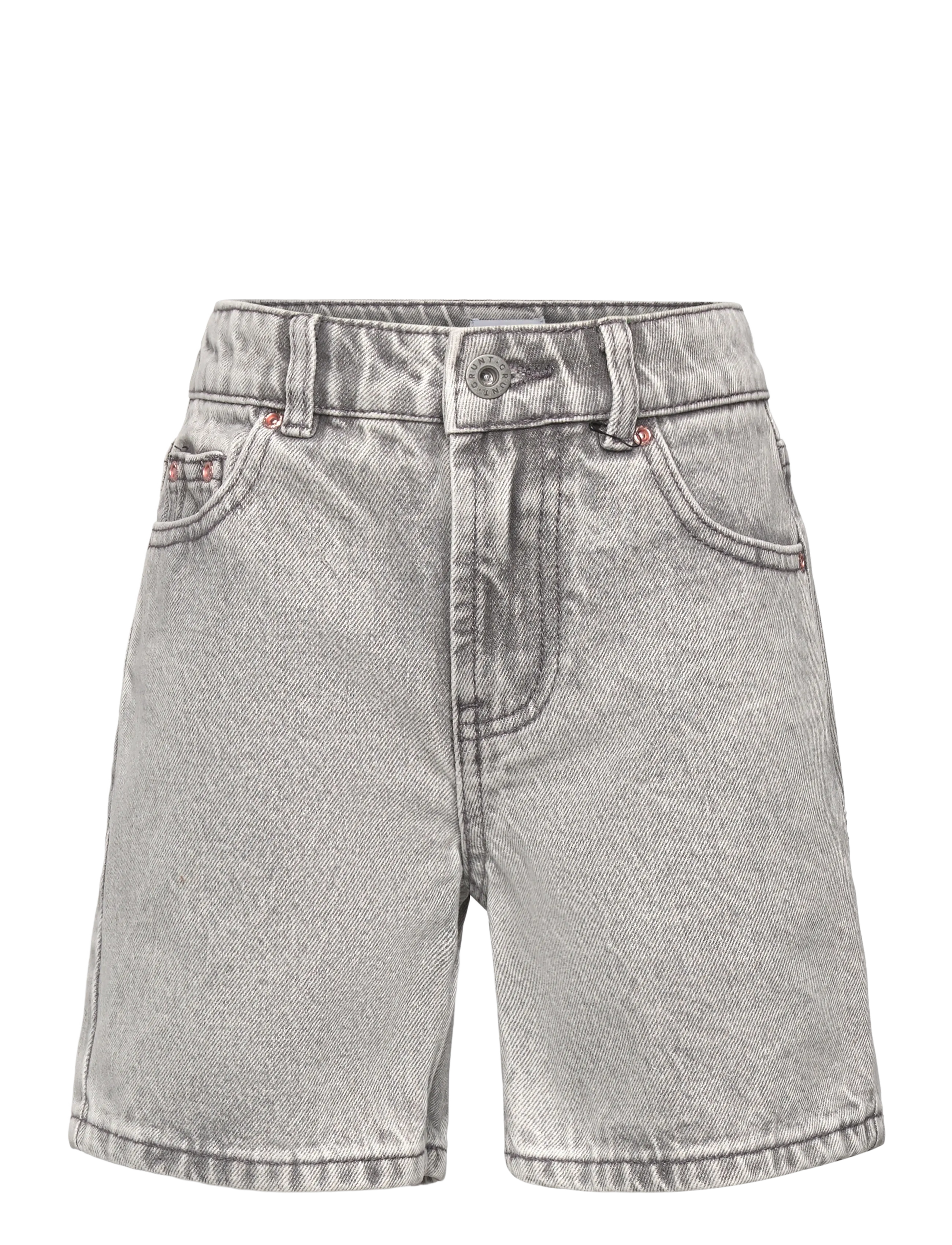 Grunt Grglori Mid-Rise Cement Shorts, 23, Grey, Underdele > Shorts, Børn
