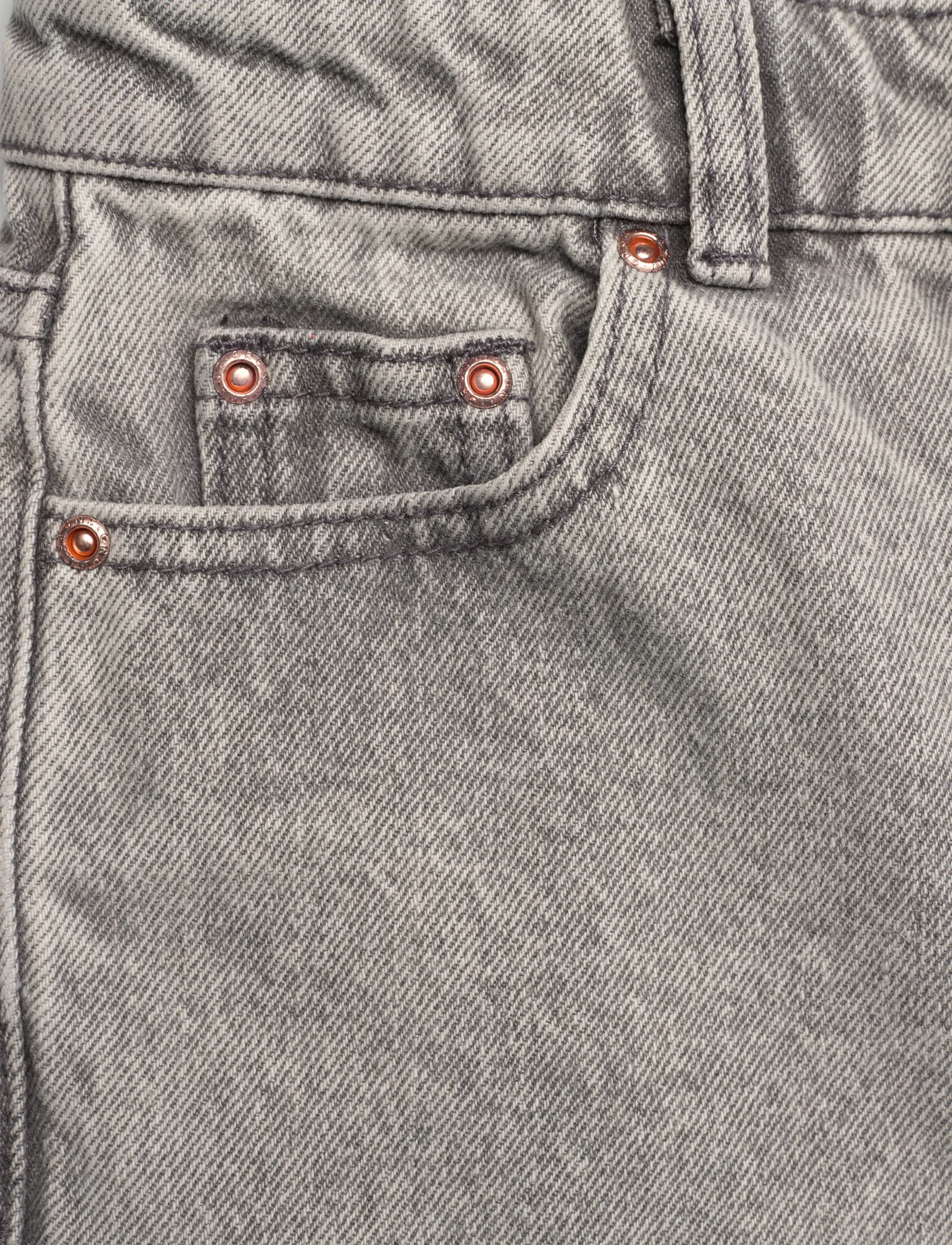 Grunt - GRGlori Mid-Rise Cement Shorts - denimshorts - grey - 2