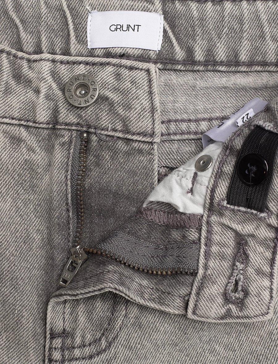 Grunt - GRGlori Mid-Rise Cement Shorts - jeansshorts - grey - 3
