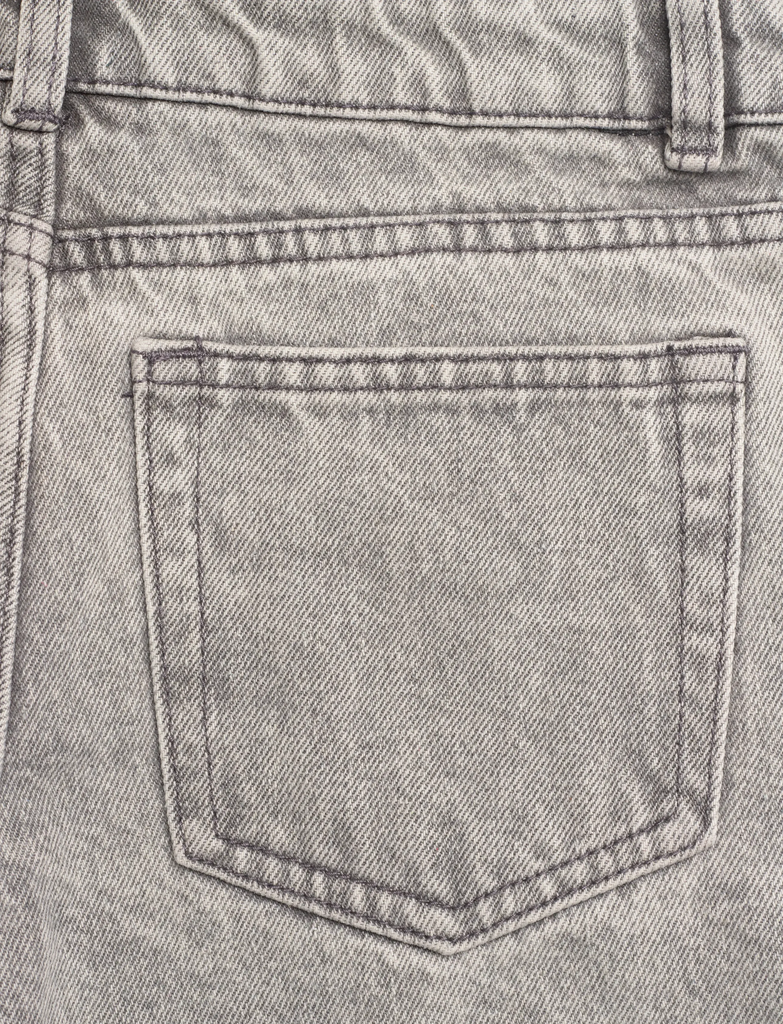 Grunt - GRGlori Mid-Rise Cement Shorts - denimshorts - grey - 4