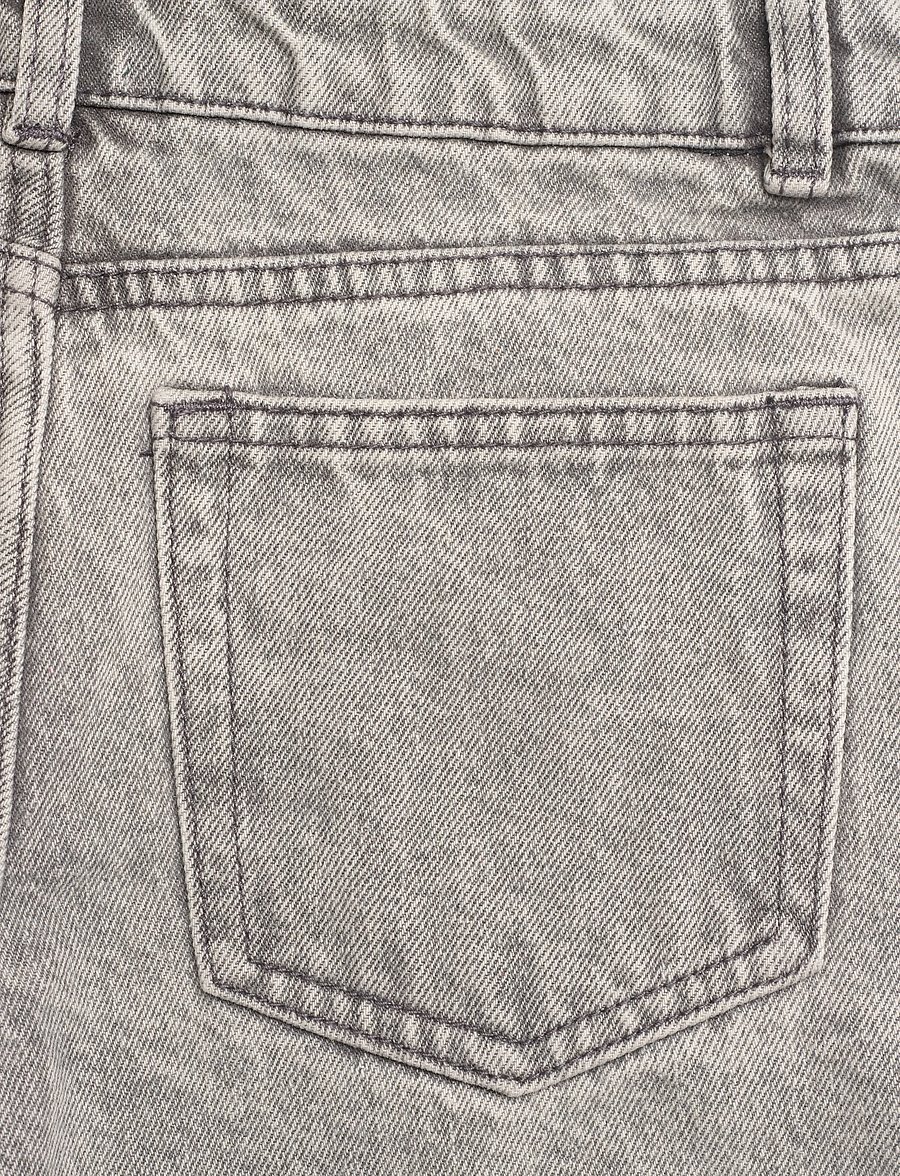 Grunt - GRGlori Mid-Rise Cement Shorts - jeansshorts - grey - 4