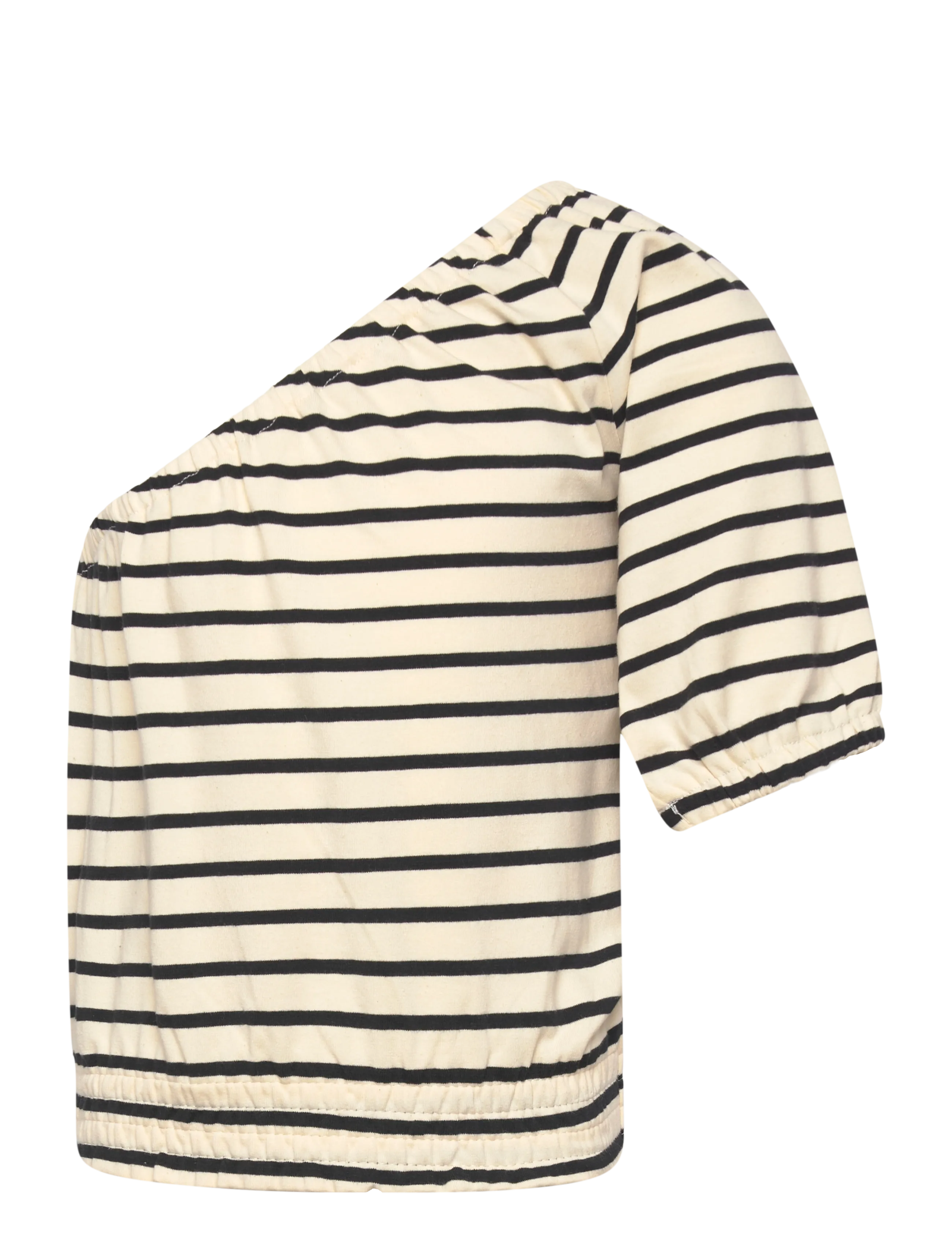 Grunt Grlou Stripe Top, L/14Y, Oberteile, Creme - Blouses & Tunics, Kinder