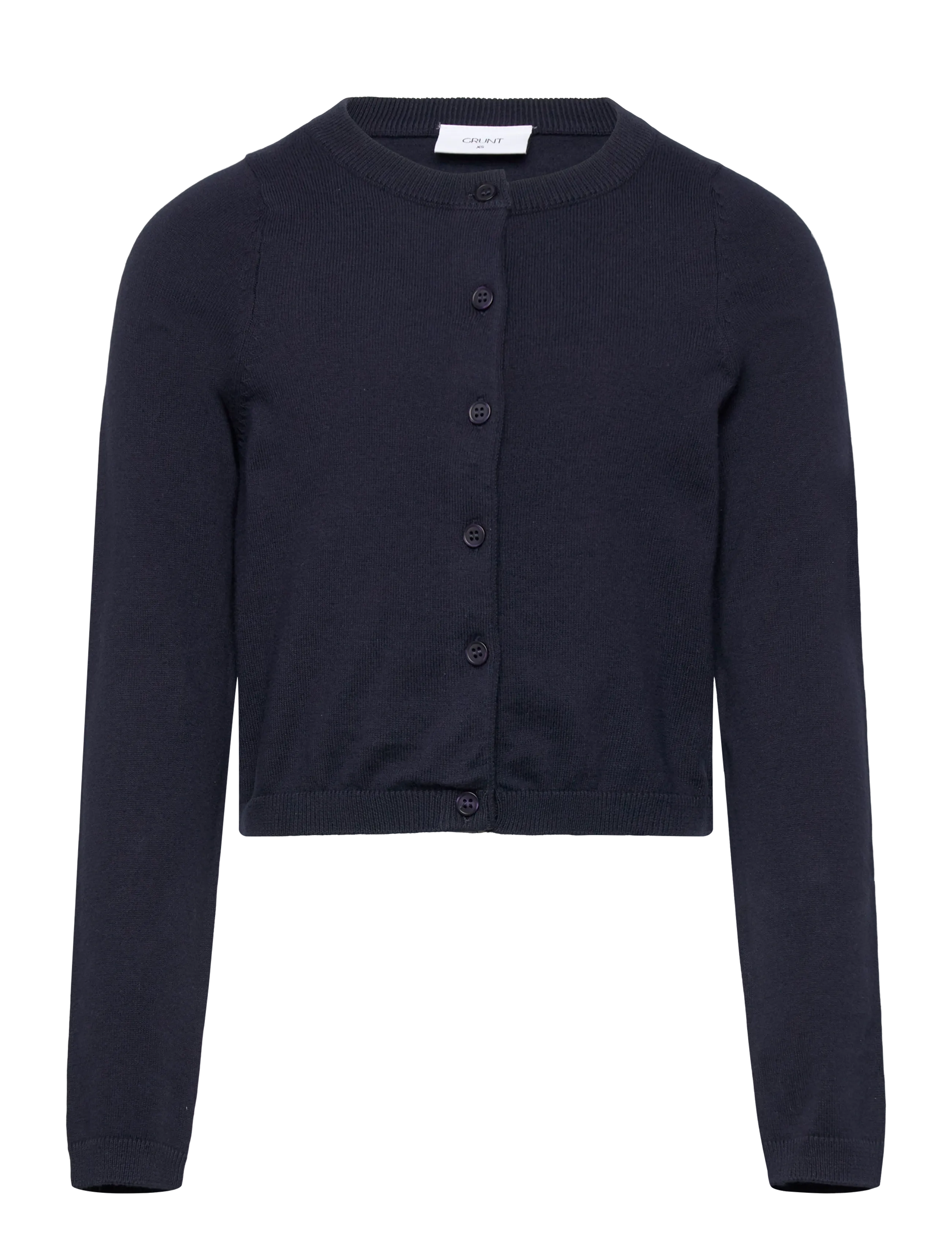 Grunt GRLina LS Knit Cardigan - Cardigans - NAVY / navy