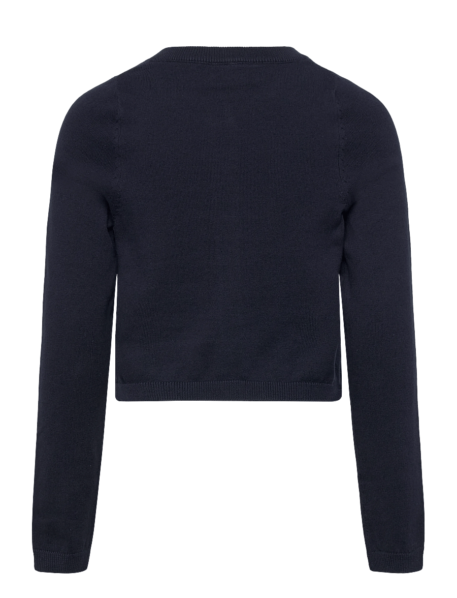 Grunt - GRLina LS Knit Cardigan - koftor - navy - 1