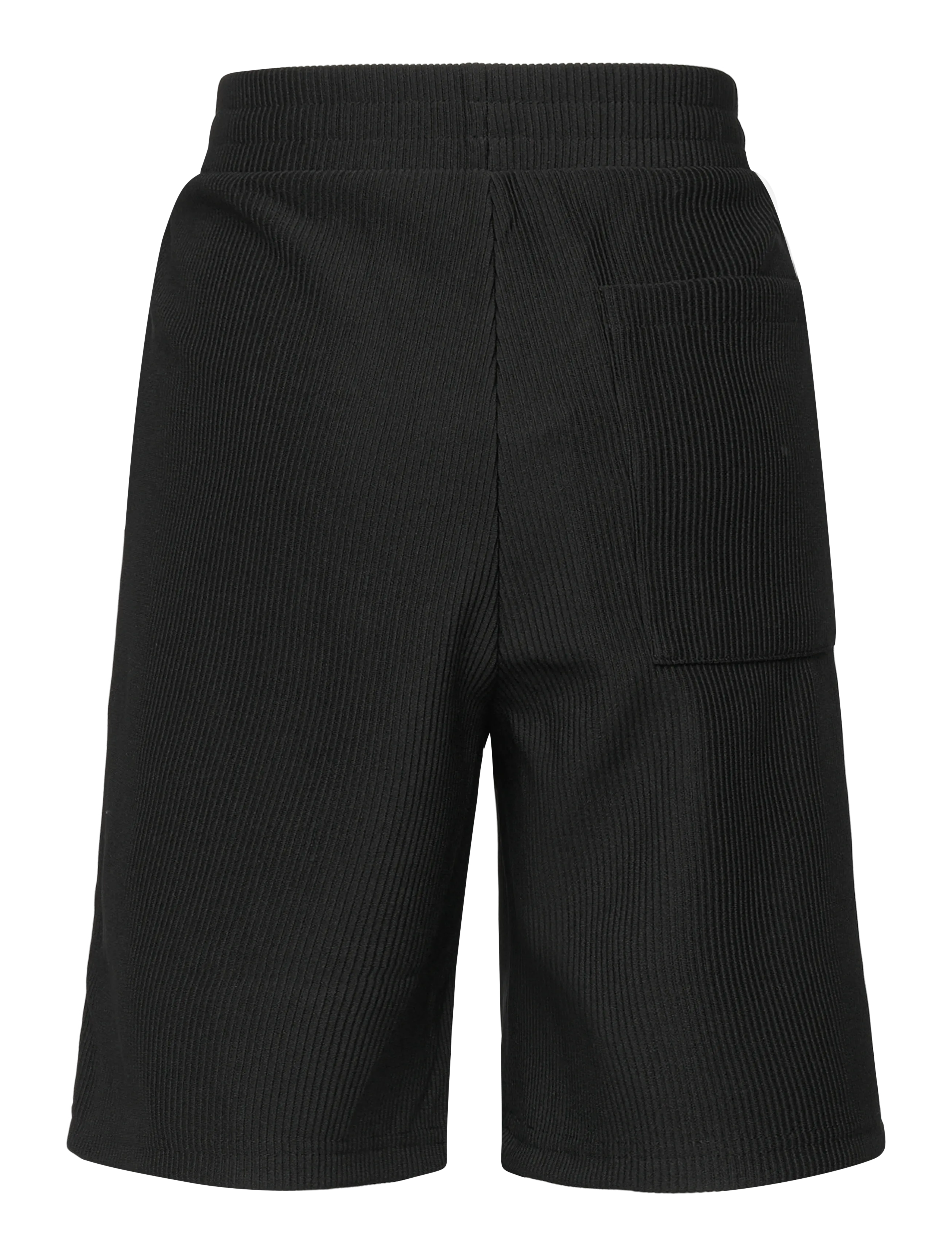 Grunt - GRHein Plisse Shorts - casual shorts - black - 1