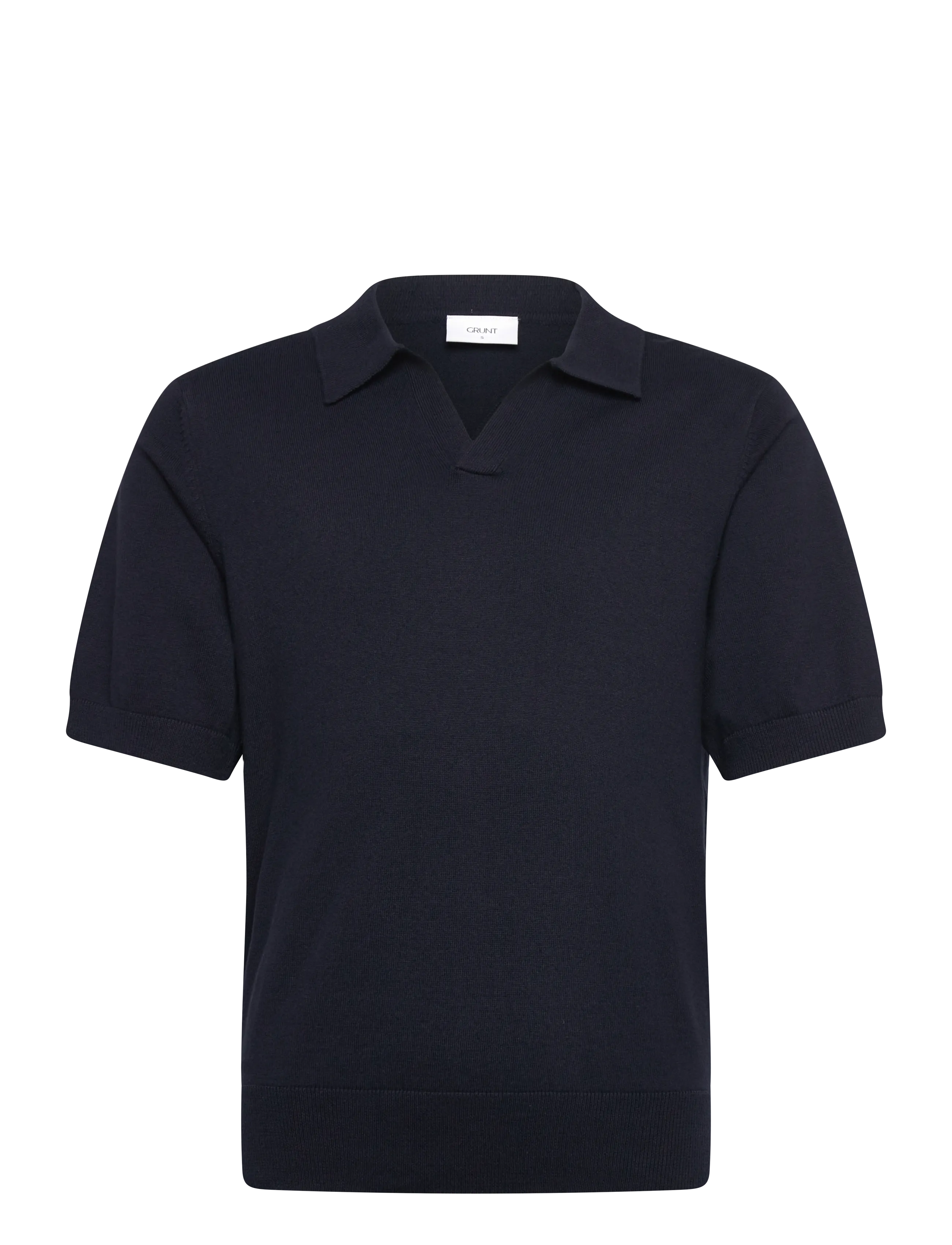 Grunt GRBanthat SS Knit - Poloshirts - NAVY / navy