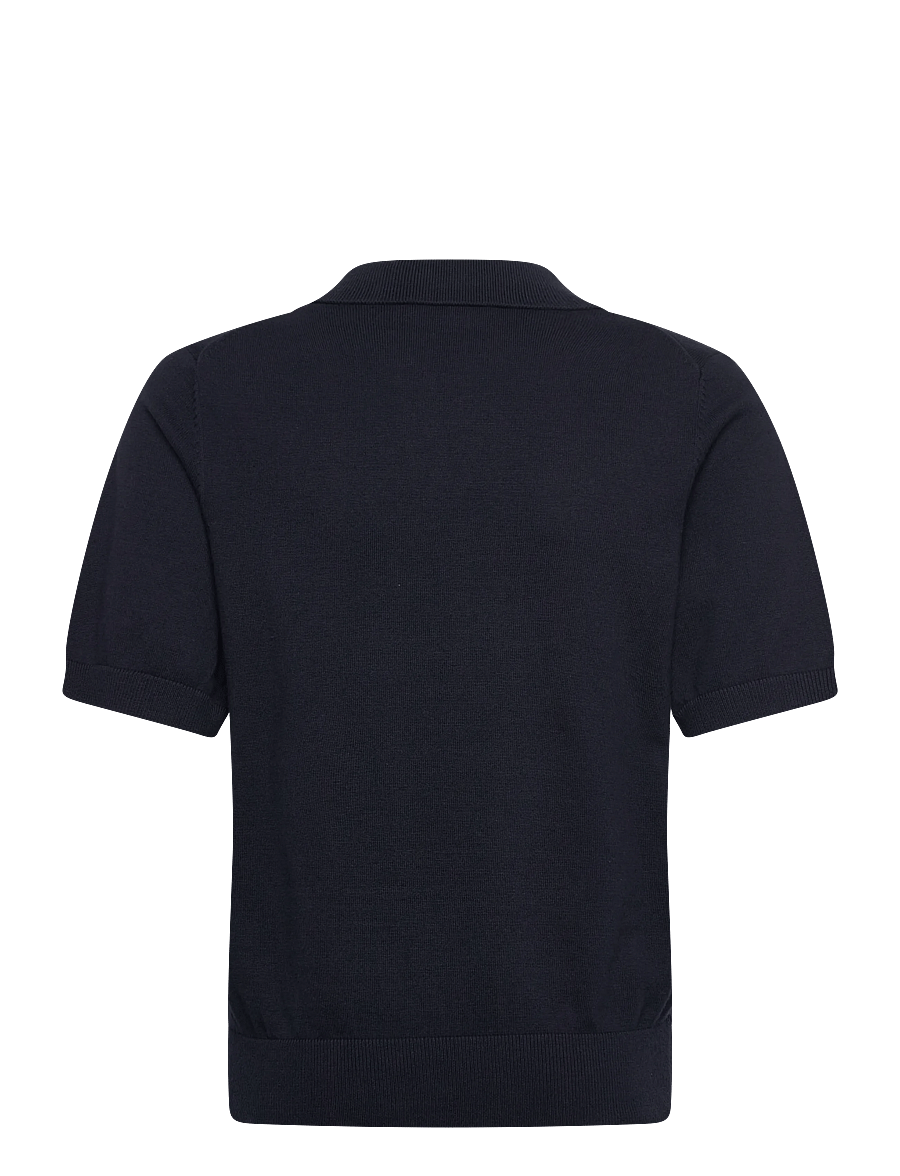 Grunt - GRBanthat SS Knit - kortærmede poloer - navy - 1