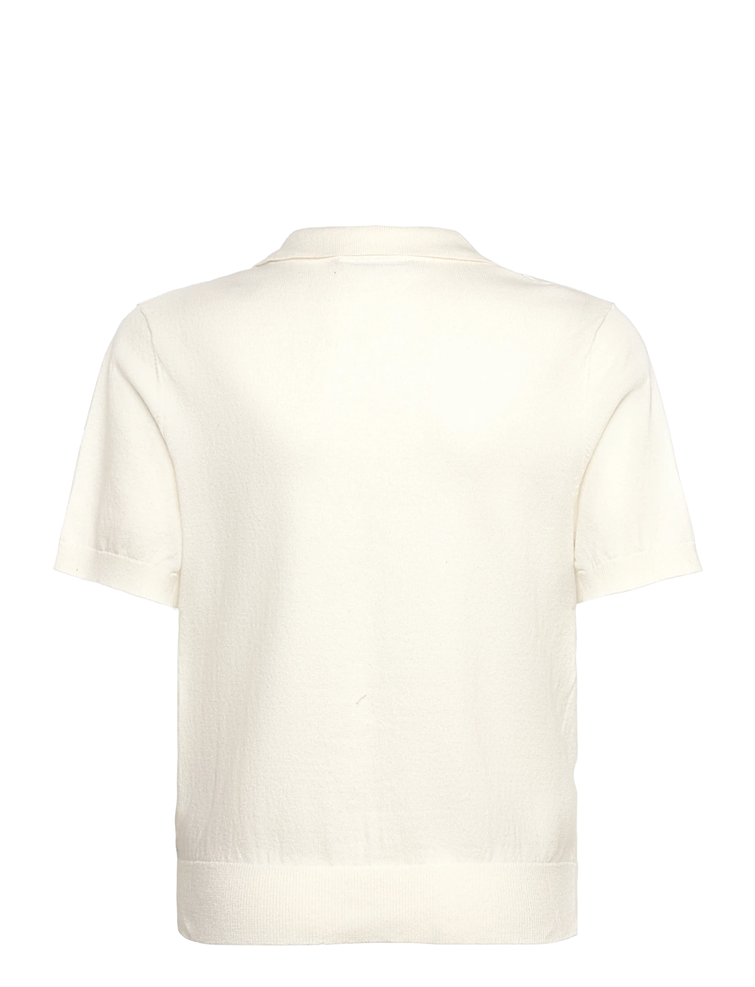 Grunt - GRBanthat SS Knit - poloer - off white - 1