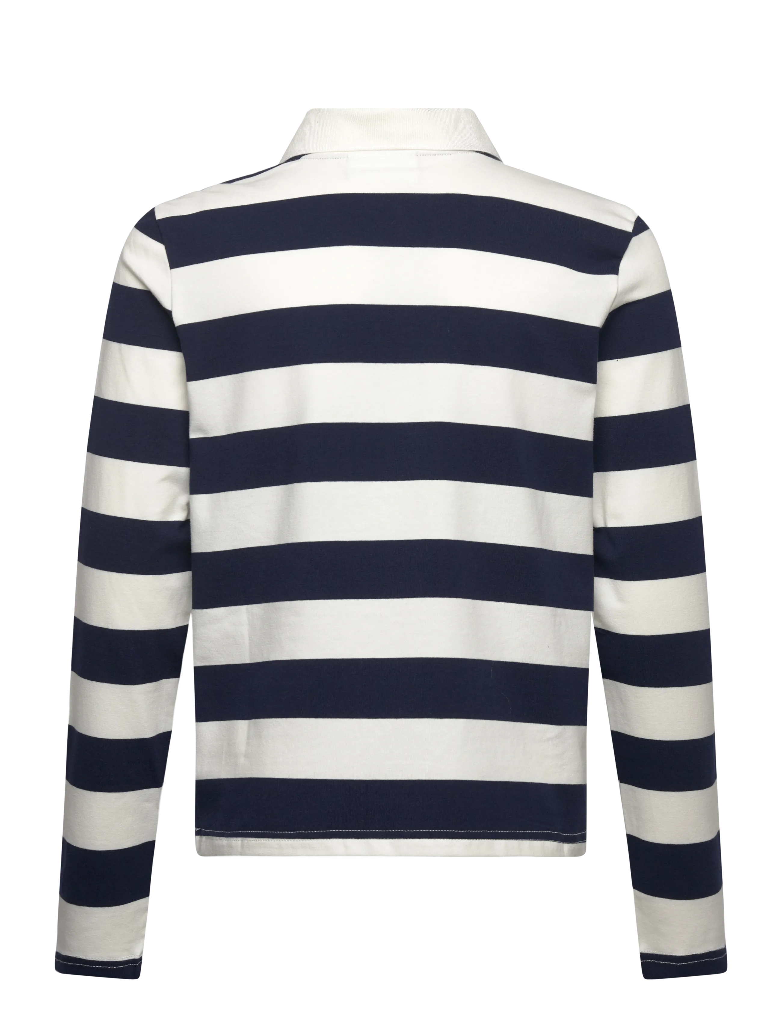 Grunt - GRAnte Stripe LS Polo Tee - poloer - dusty rose - 1