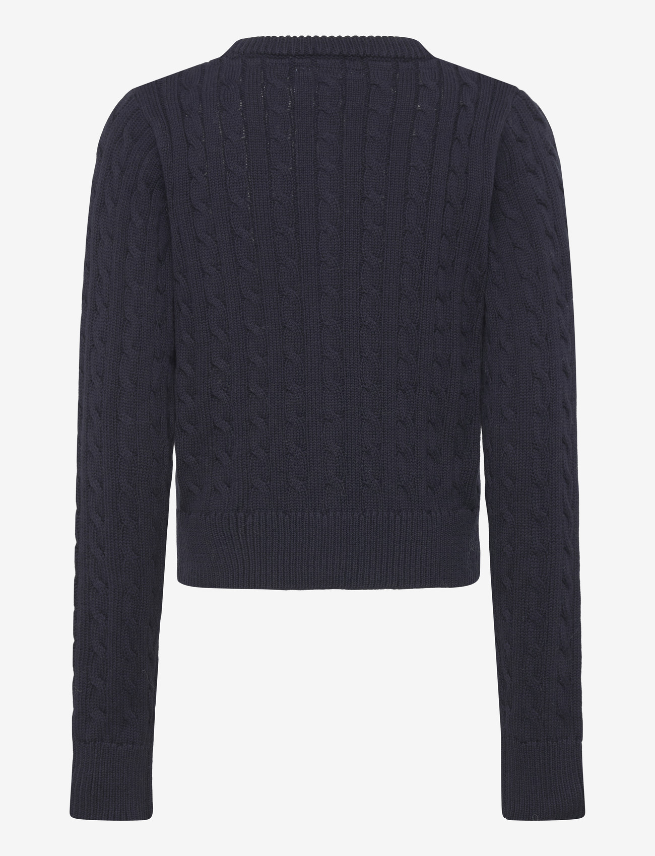 Grunt - GRLine Cable LS Knit Cardigan - cardigans - navy - 1