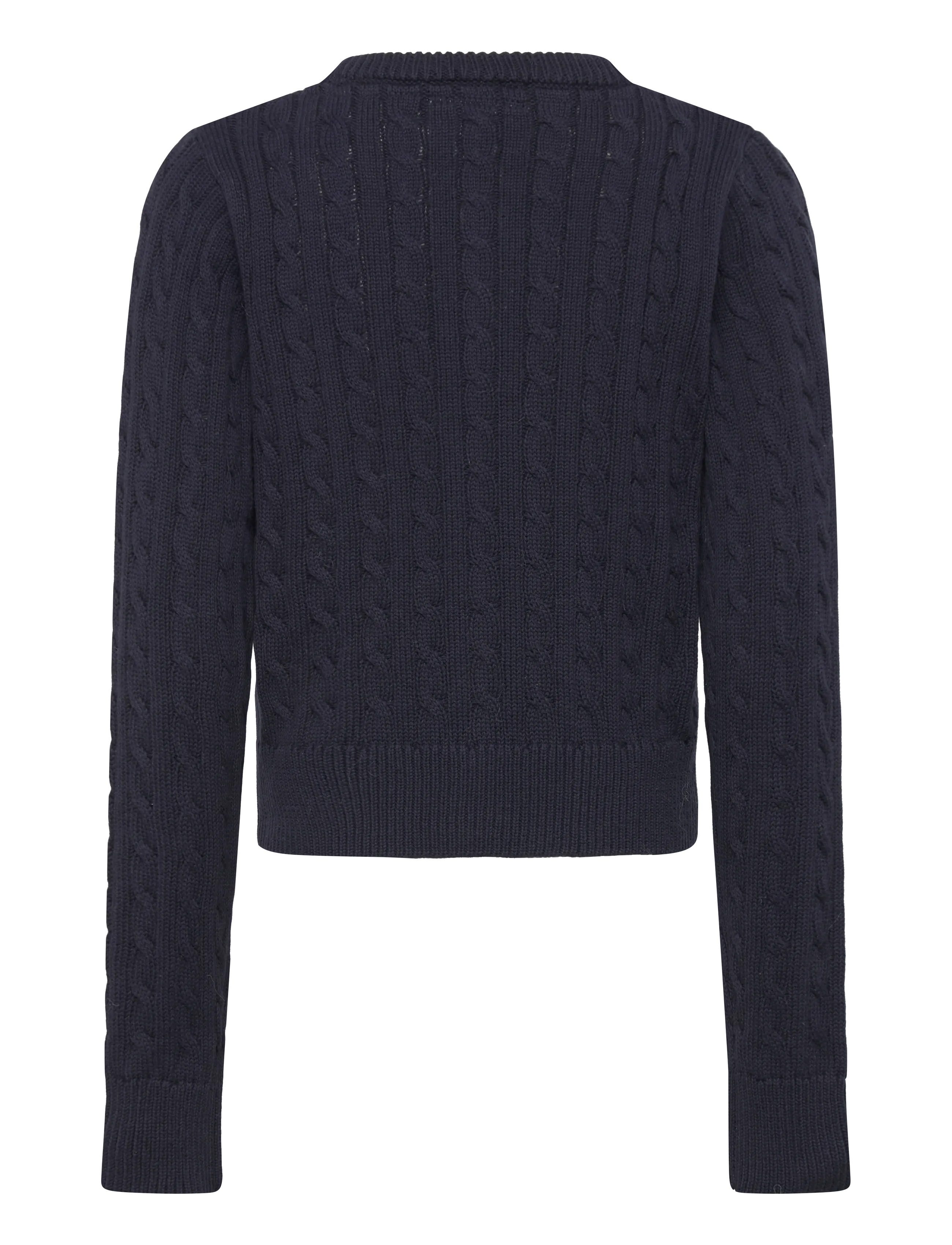 Grunt - GRLine Cable LS Knit Cardigan - kardiganid - navy - 1