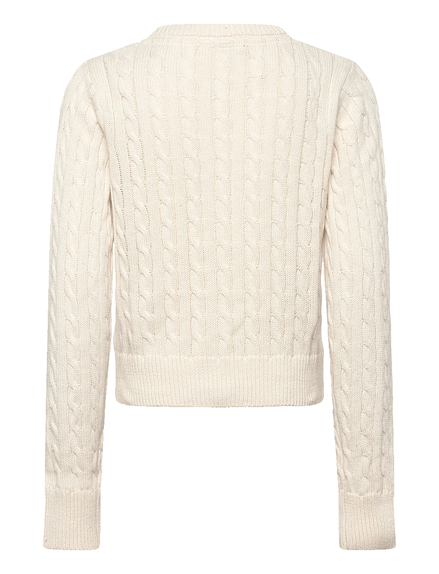 Grunt - GRLine Cable LS Knit Cardigan - kardiganid - off white - 1