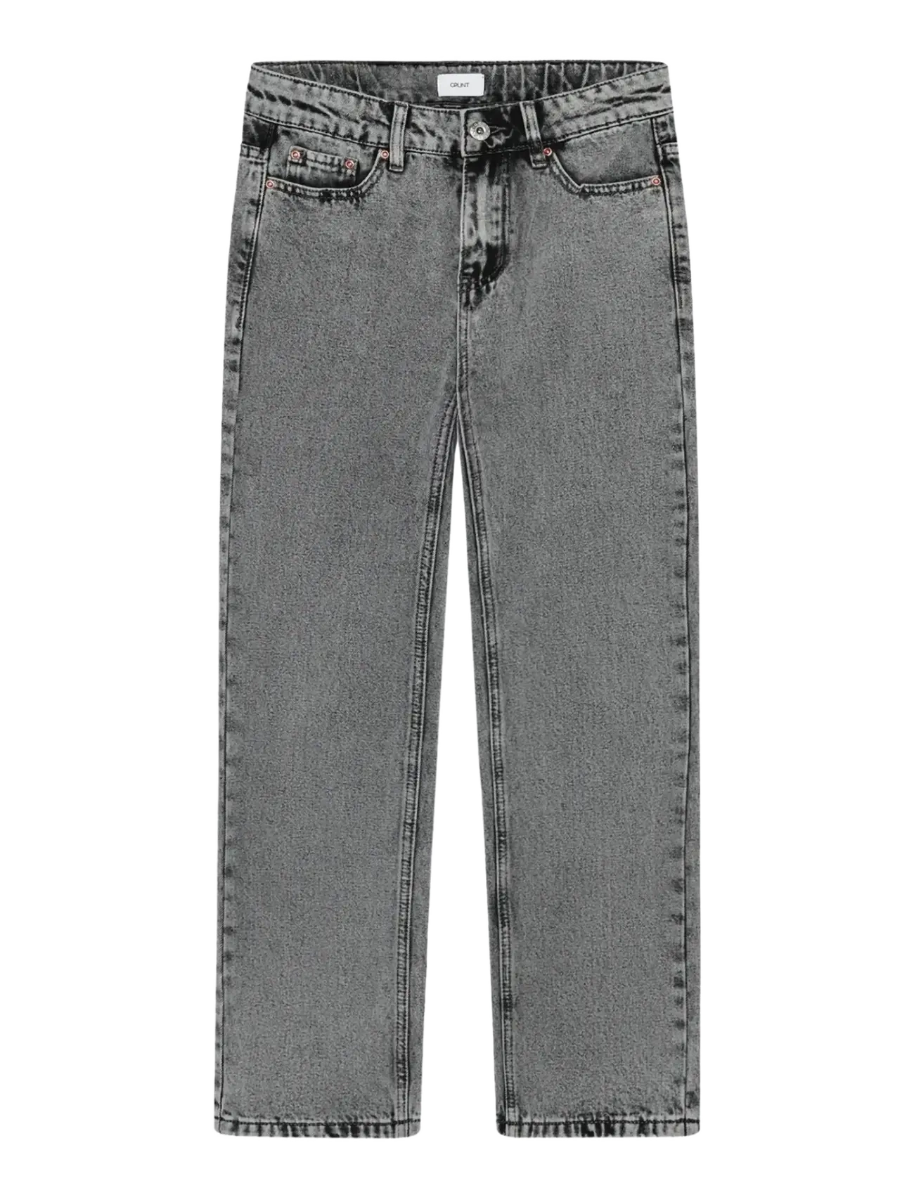 Grunt Grstreet Loose Straight Ash, 29/16Y, Grey, Jeans > Løse Jeans, Børn