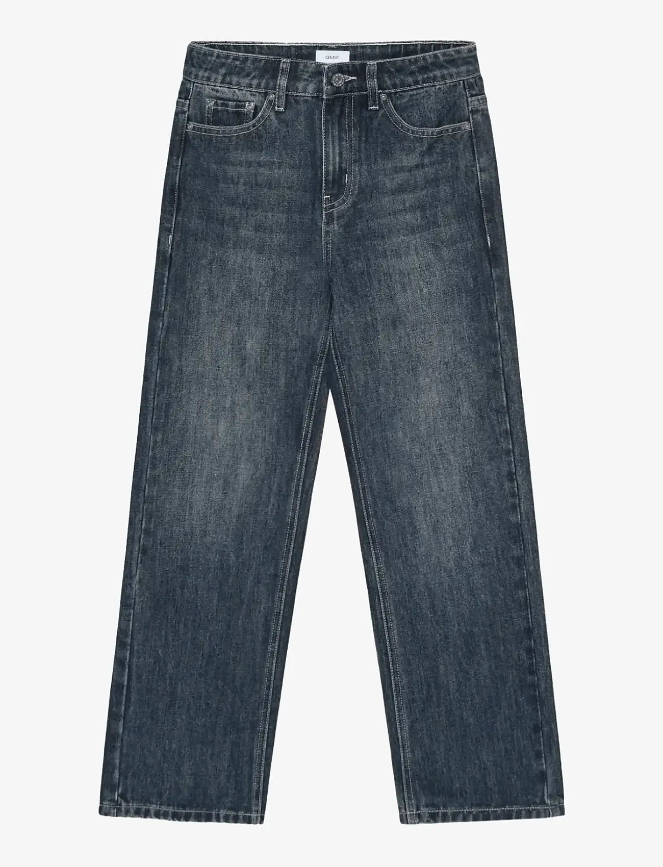 Grunt - GRStreet Loose Straight Dirty W - loose jeans - blue - 0