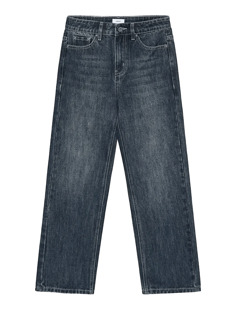 Grunt - GRStreet Loose Straight Dirty W - loose jeans - blue - 0