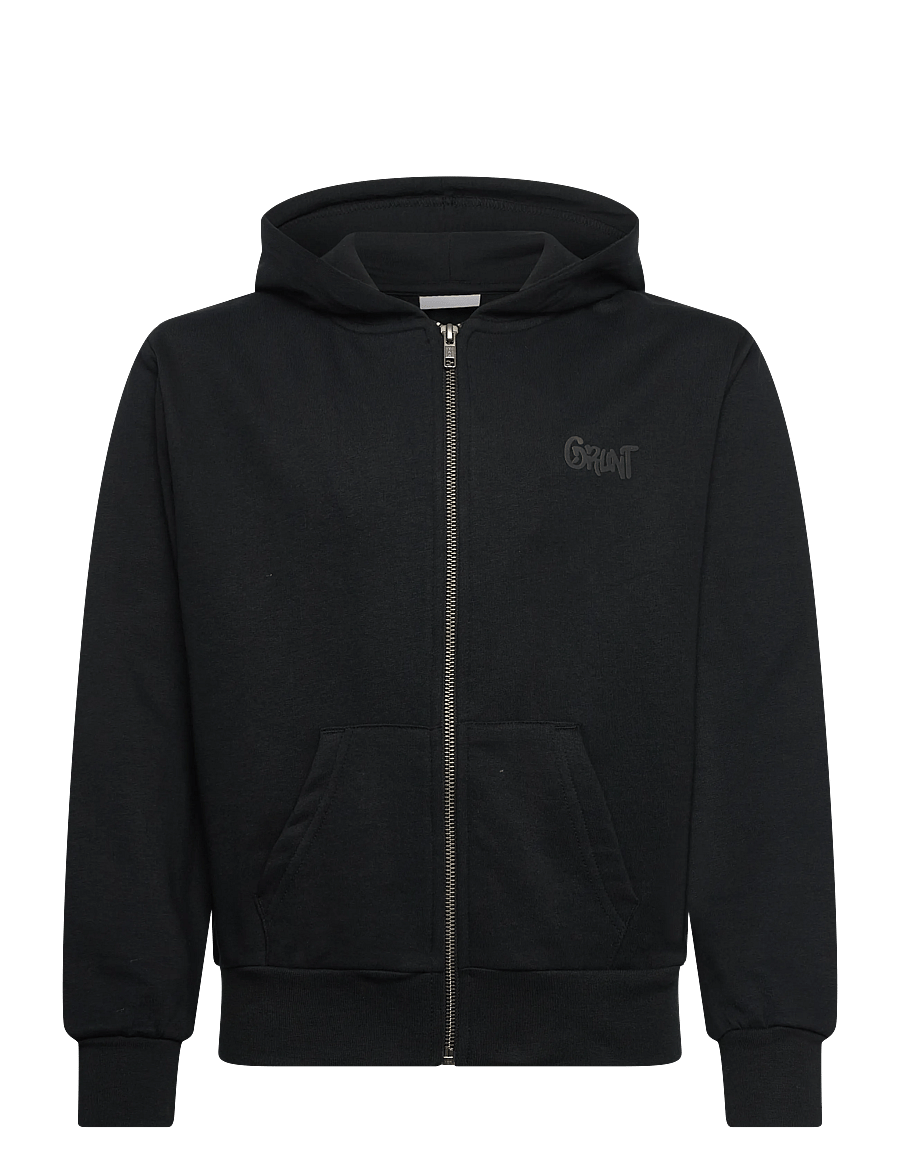 Grunt - GRTrito Zip Sweat - kapuzenpullover - black - 0