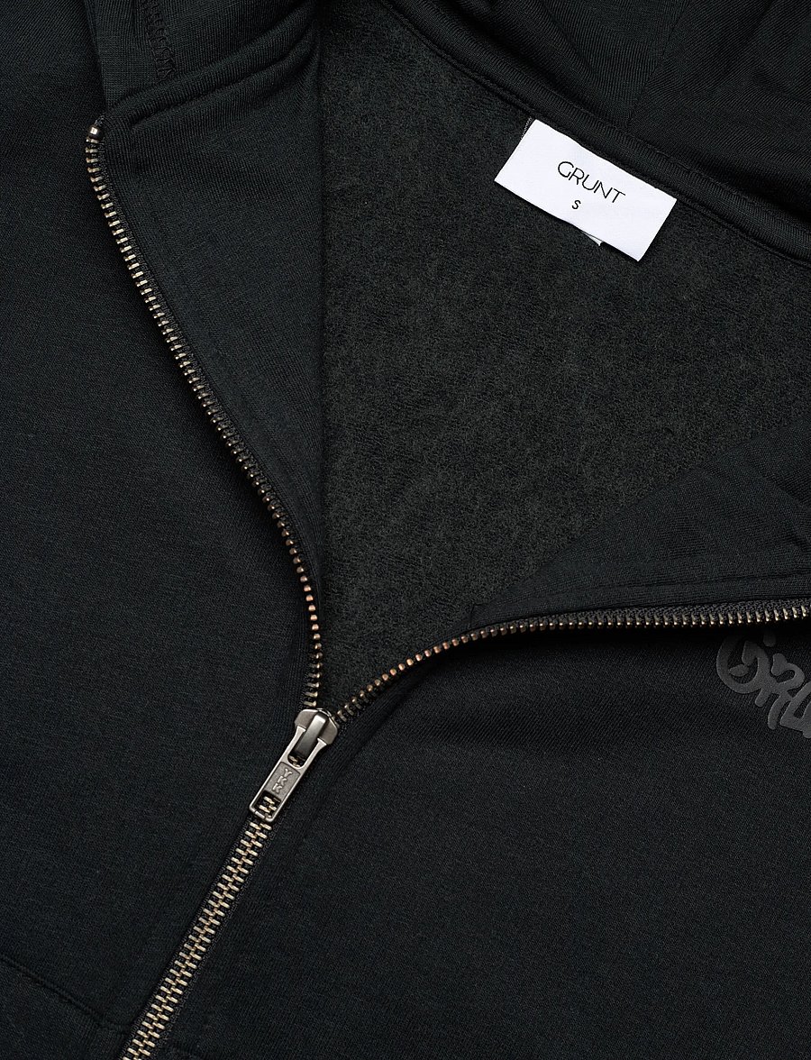 Grunt - GRTrito Zip Sweat - kapuzenpullover - black - 2