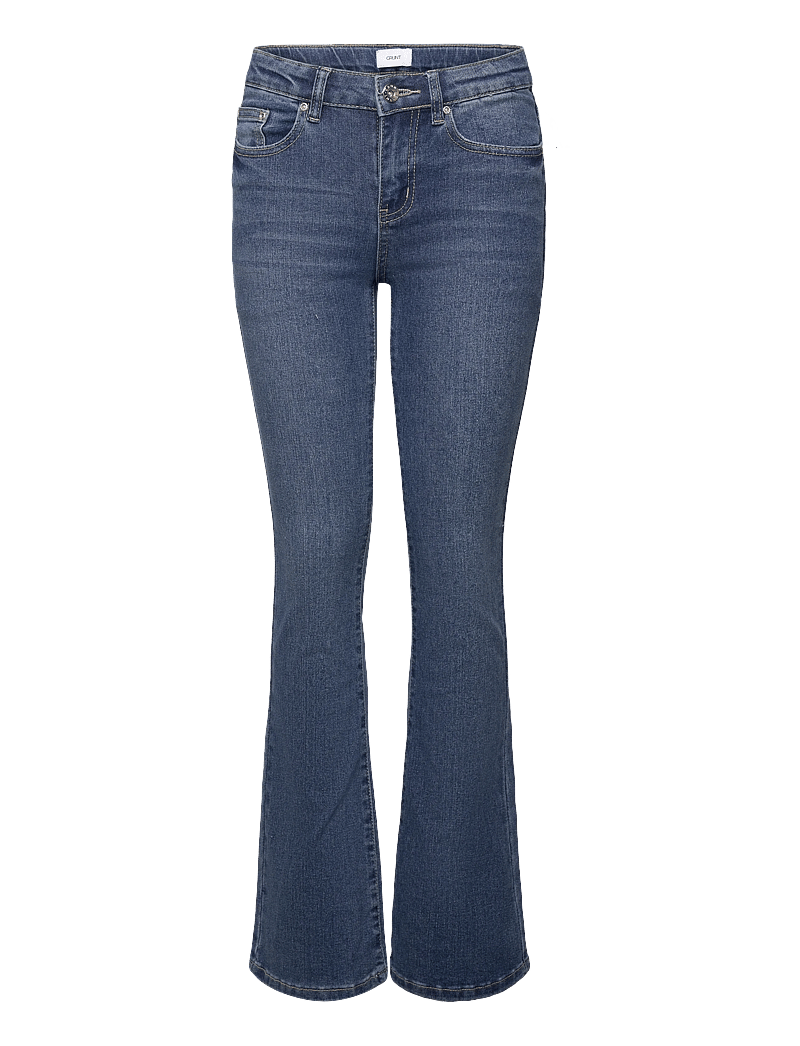 Grunt - GRAlabama Stitch Low Flare Blue - bootcut jeans - blue - 0