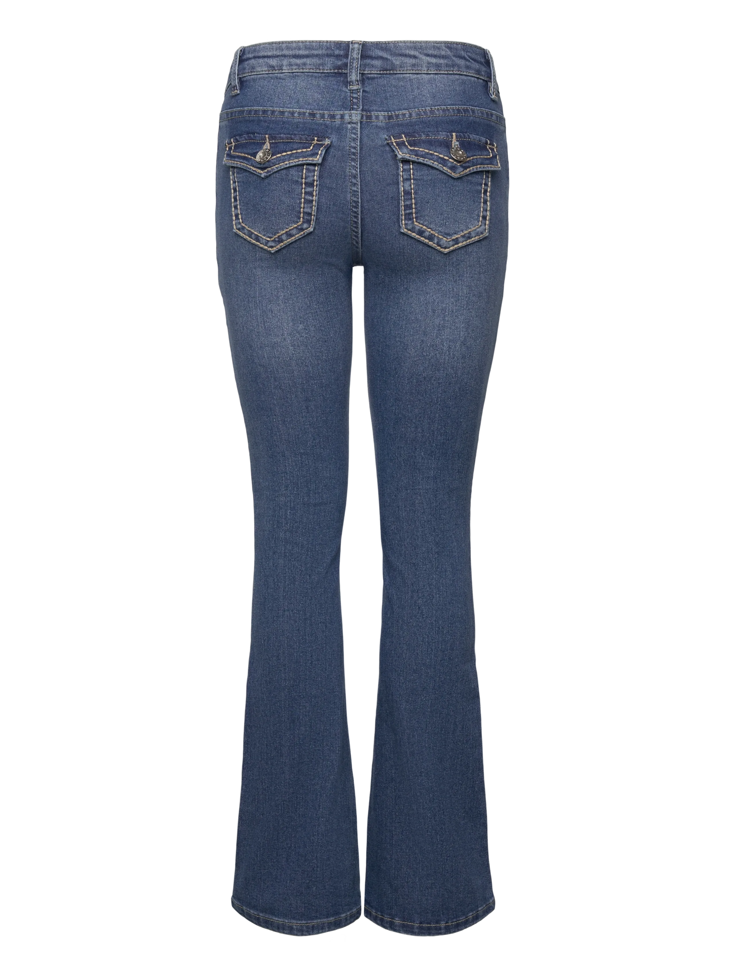 Grunt - GRAlabama Stitch Low Flare Blue - bootcut-gallabuxur - blue - 1