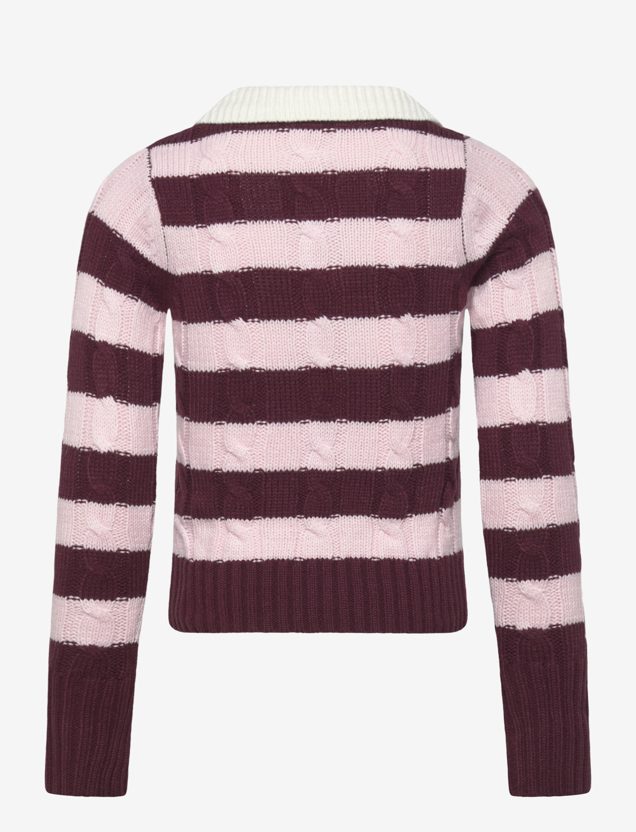 Grunt - GRBertage LS Stripe Knit - džemprid - dusty rose - 1