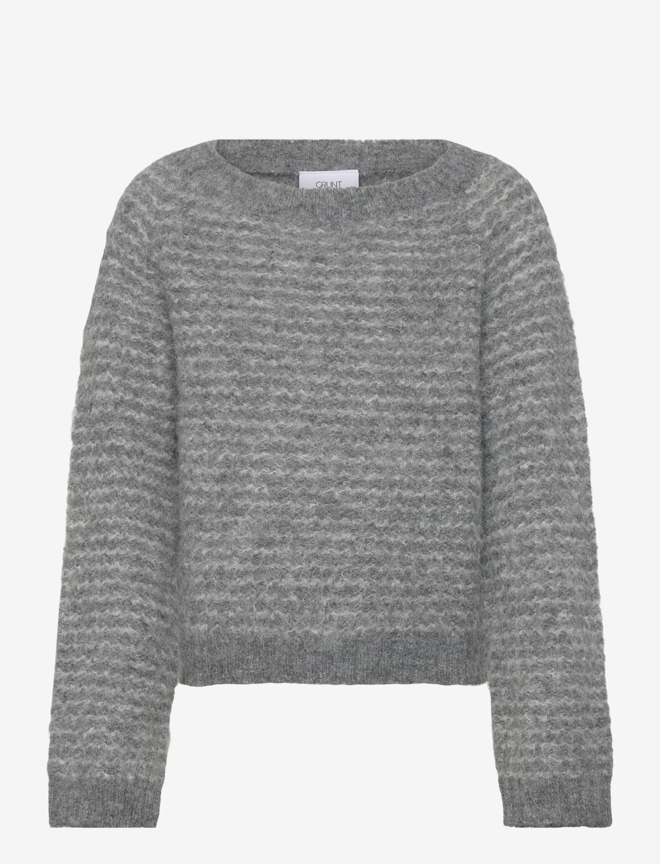 Grunt - GRCienne LS Crew Knit - trøjer - dark grey - 0