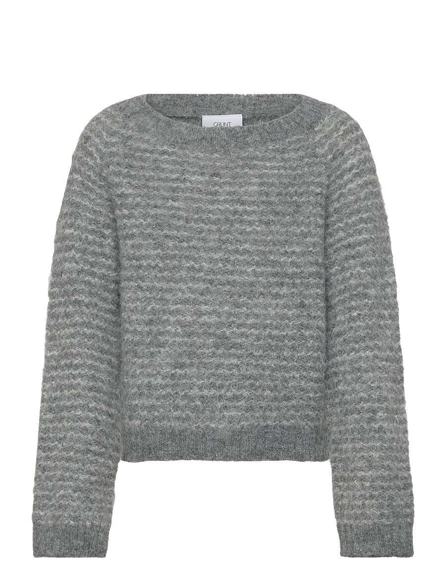 Grunt - GRCienne LS Crew Knit - pullover - dark grey - 0