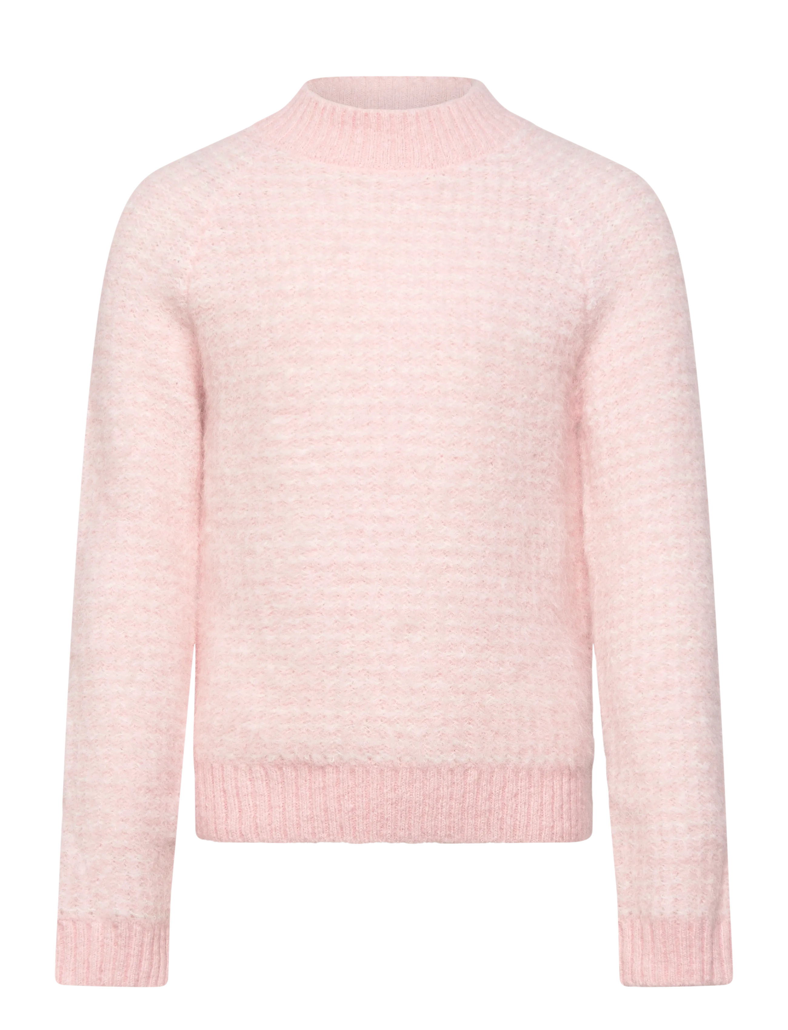GRUNT Grcienne Ls Crew Knit Pink - S/10Y - Kinder