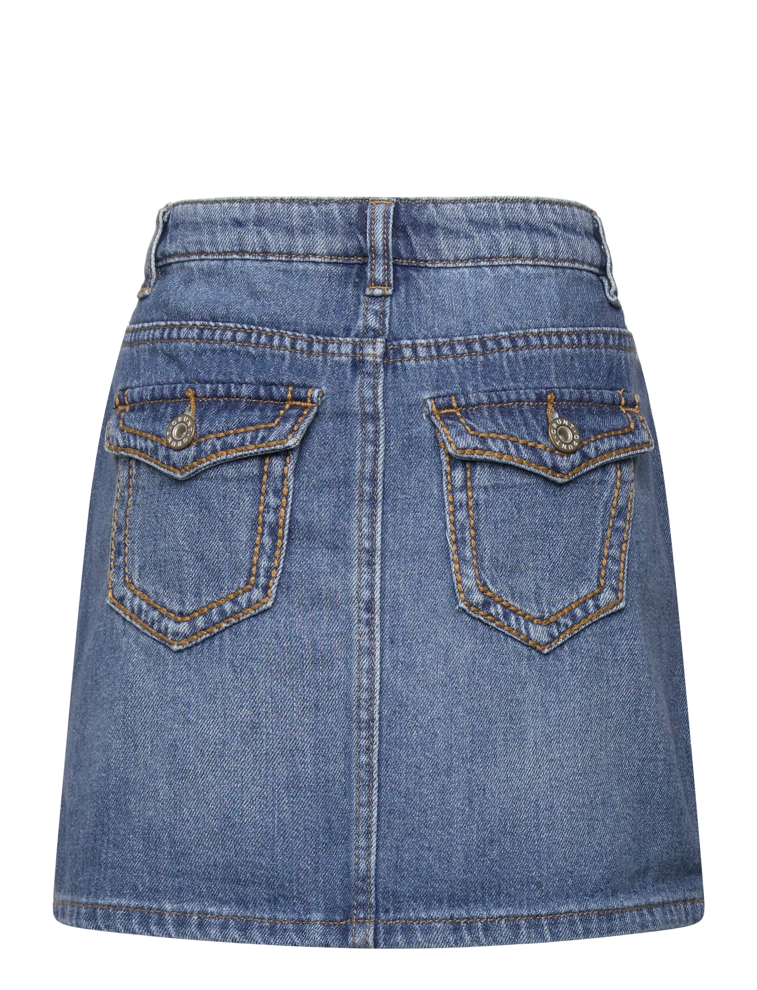 Grunt - GRRoma BlueDenim Skirt - kjolar - blue - 1