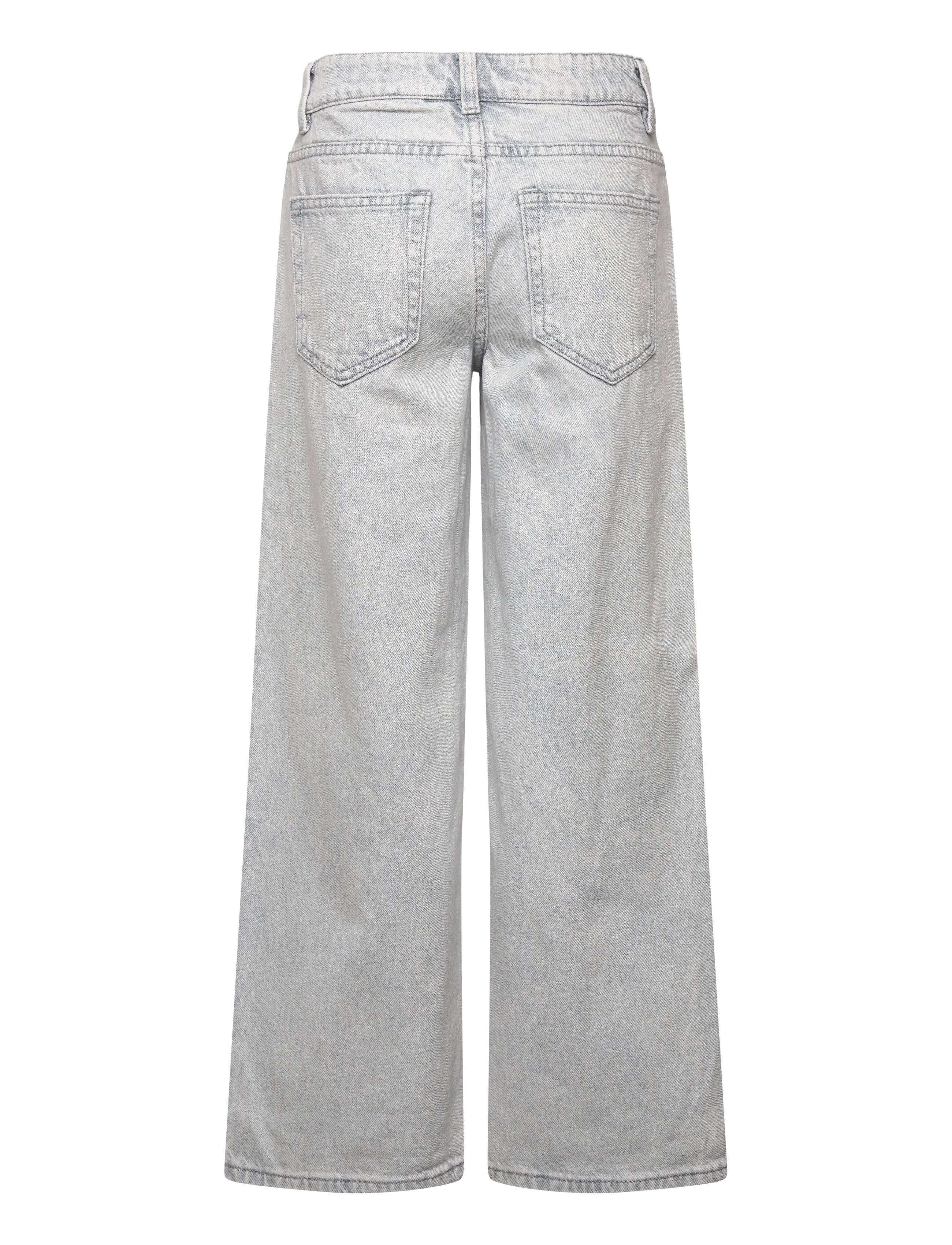 Grunt - GRTenerife Low-rise Sky Grey - wide leg jeans - light grey - 1