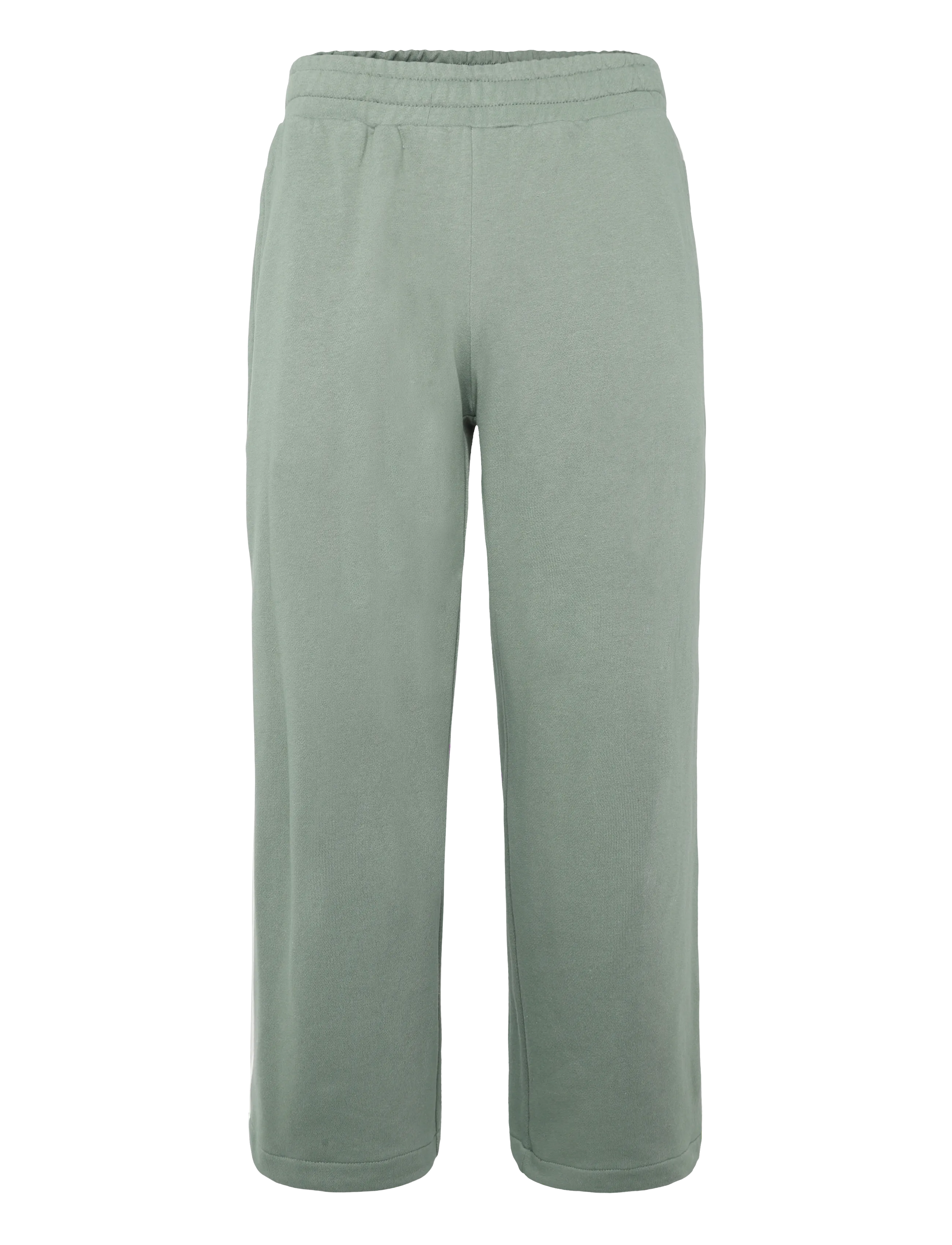 Grunt Grliv Baggy Jogger Pants, Børn, Baggy Sidestribede Joggingbukser, Kakigrøn, Str: 148/164