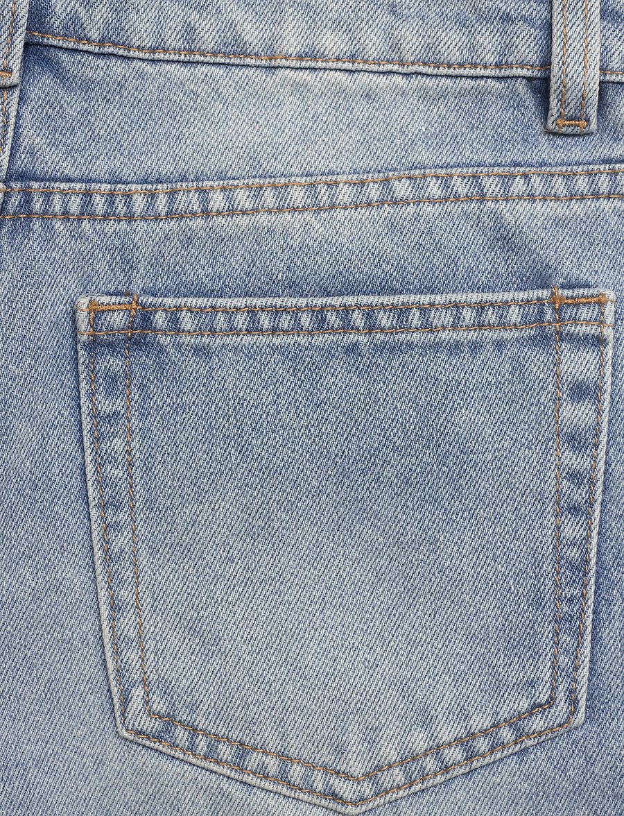 Grunt - GRGlori Mid-Rise Antique Blue - jeansshorts - authentic blue - 4