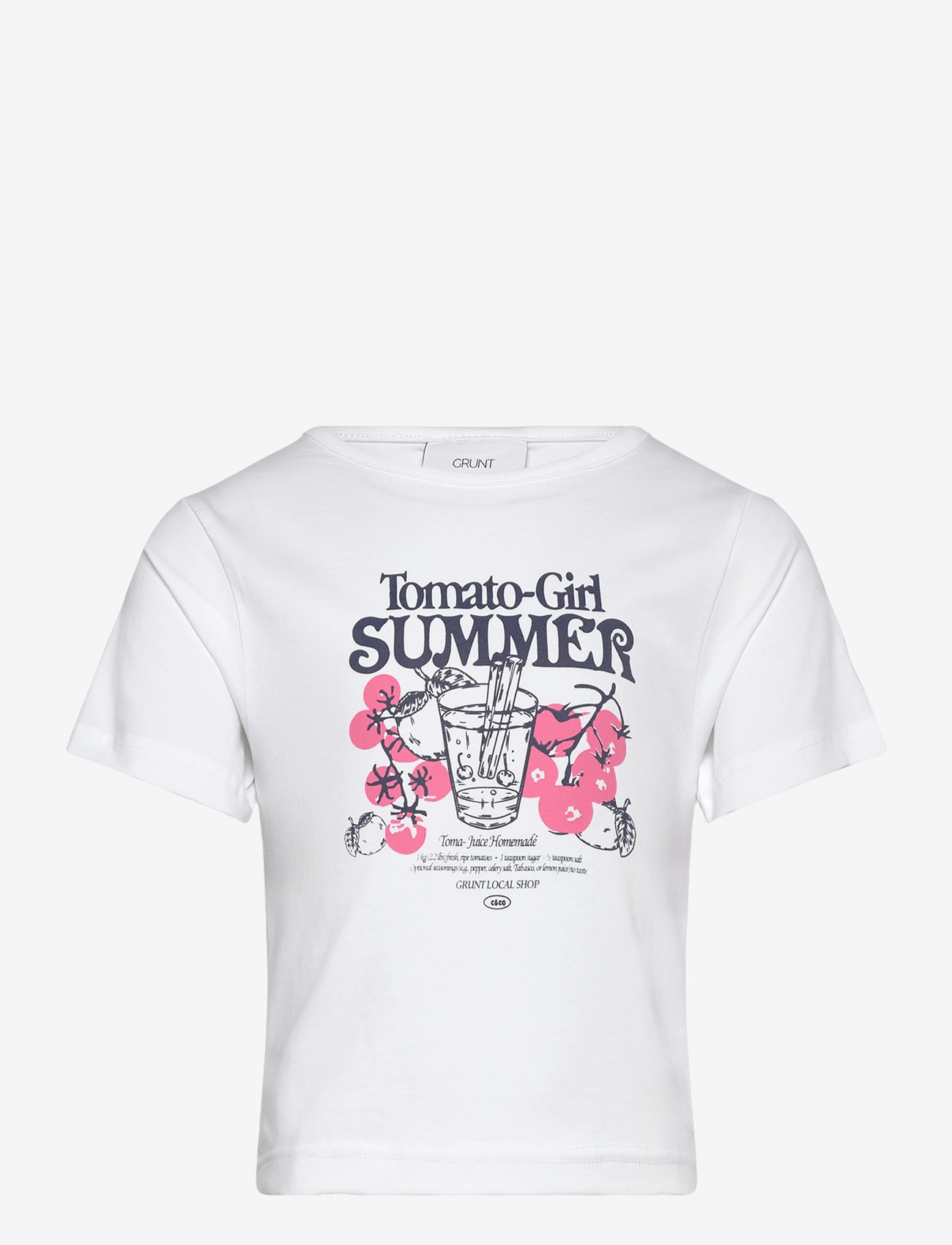 Grunt - GRThara SS Tee - short-sleeved t-shirts - white - 0