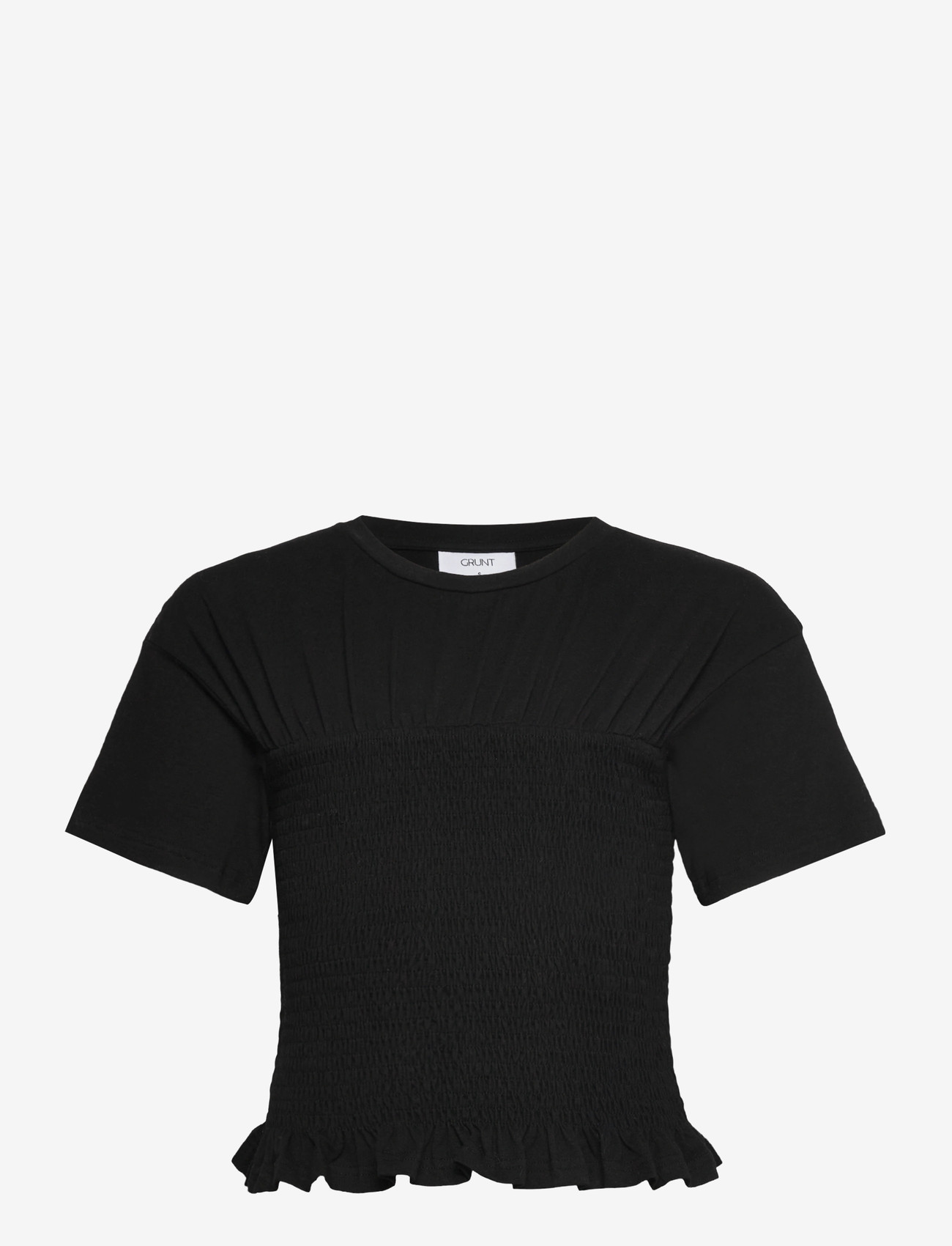 Grunt - GRBodil SS Tee - kortærmede t-shirts - black - 0