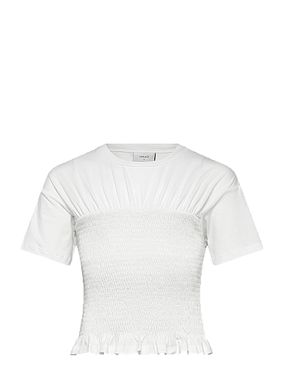 Grunt GRBodil SS Tee - Oberteile & T-Shirts - WHITE / white